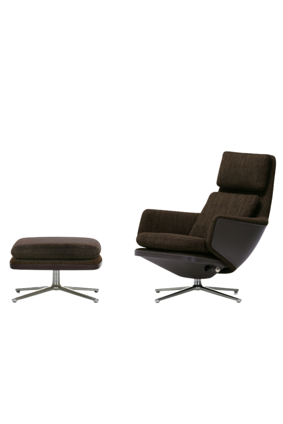 Grand Relax Ottoman, Corsaro, Dark brown/melange Chocolate