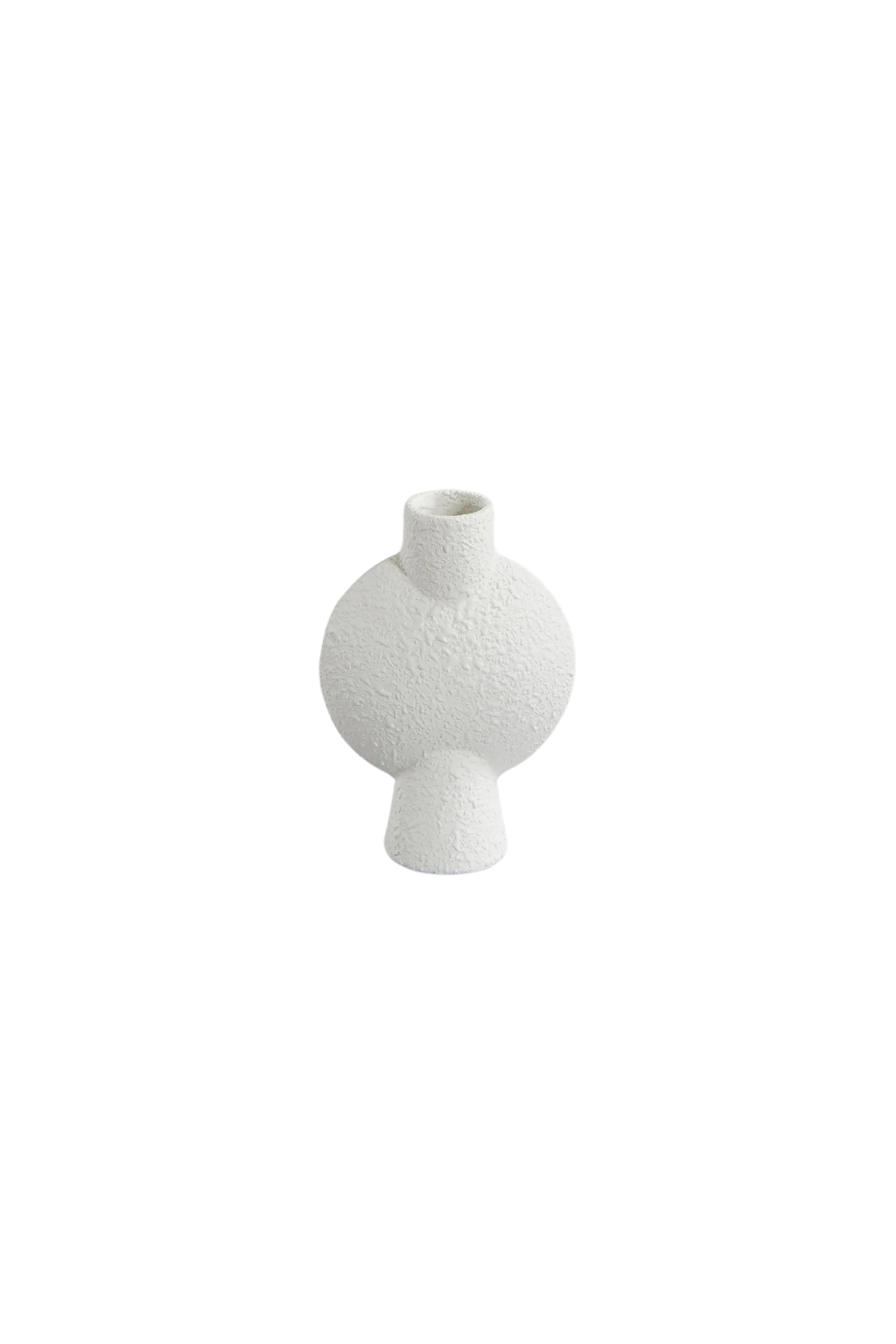 Sphere Bubl Mini White Vase