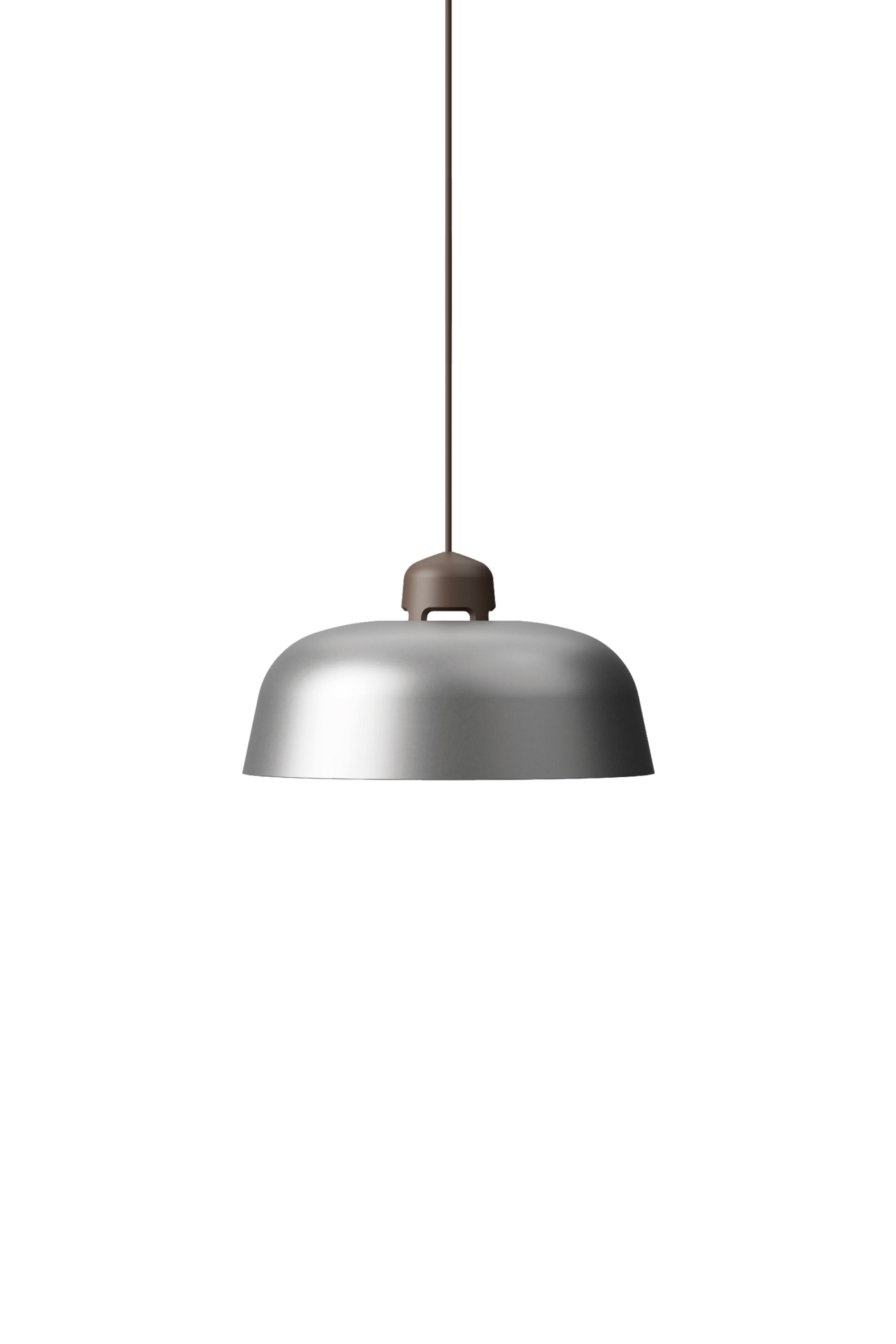 W162 Daltson S2 Pendant Lamp aluminium and brown