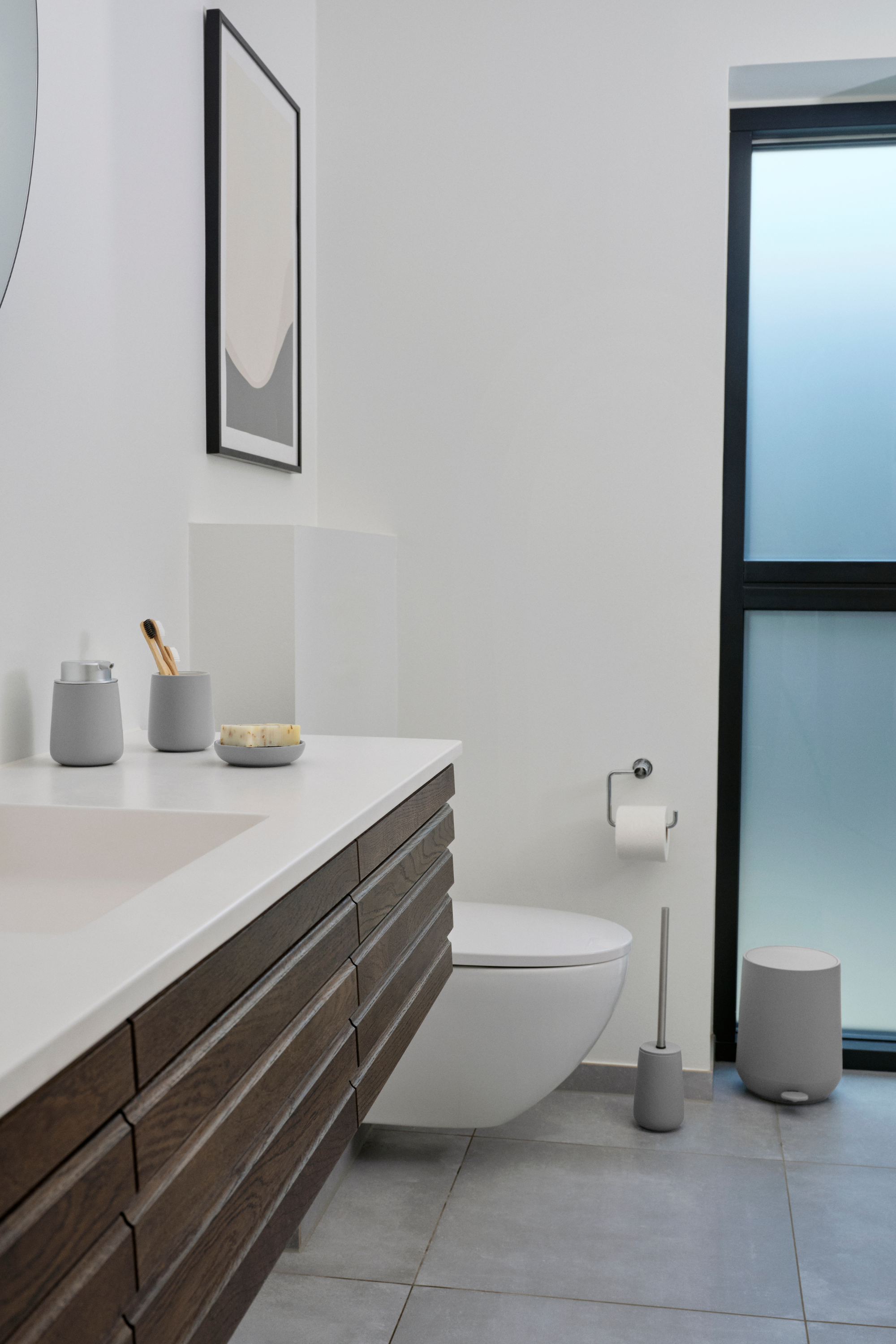 Zone Nova Soap Dish Soft Grey
