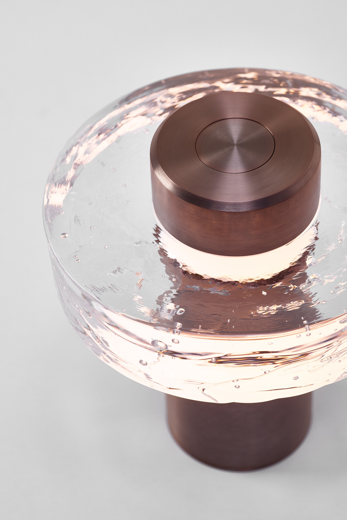 Ollo Brushed Bronze Portable Lamp