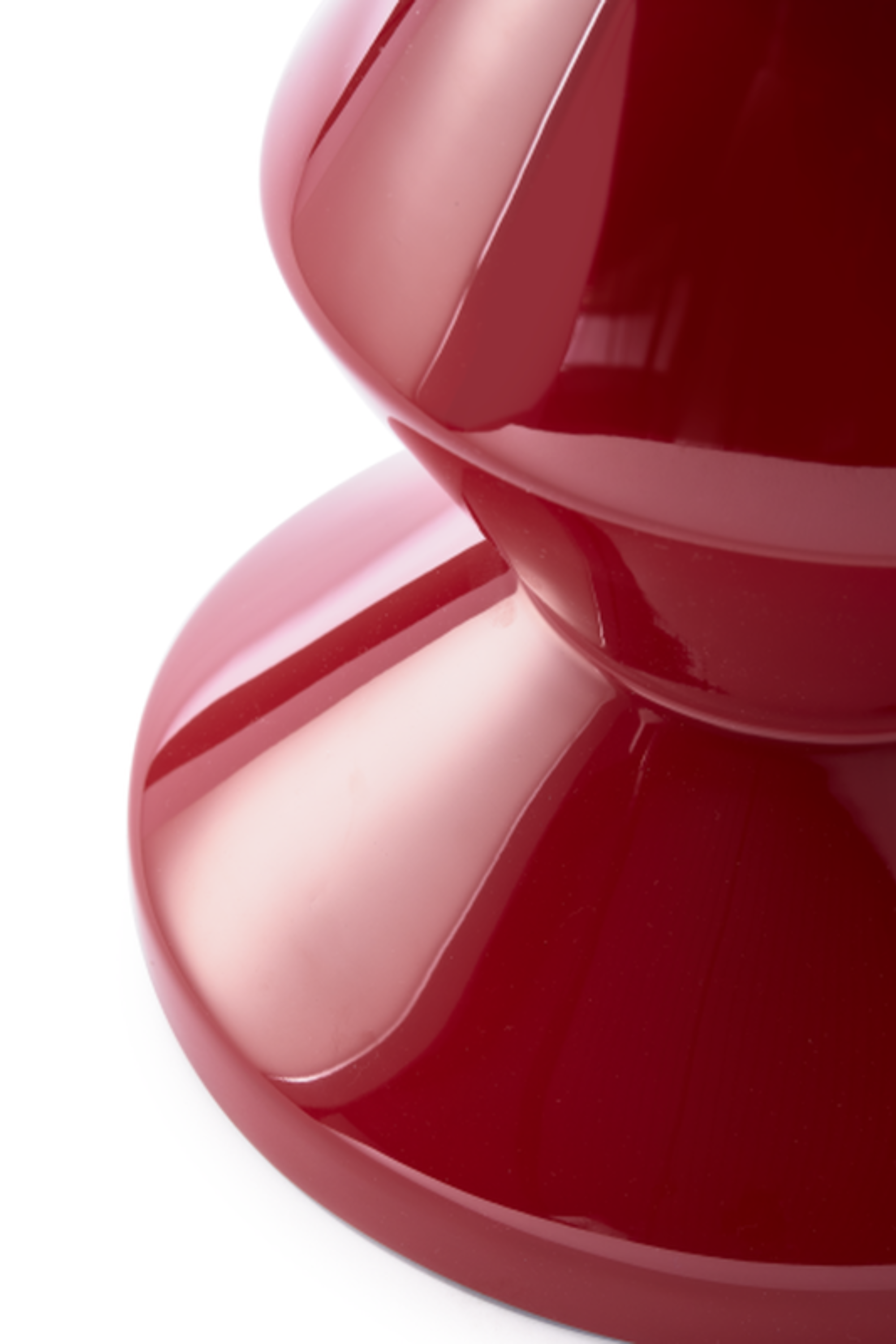 Zig Zag Ruby Stool