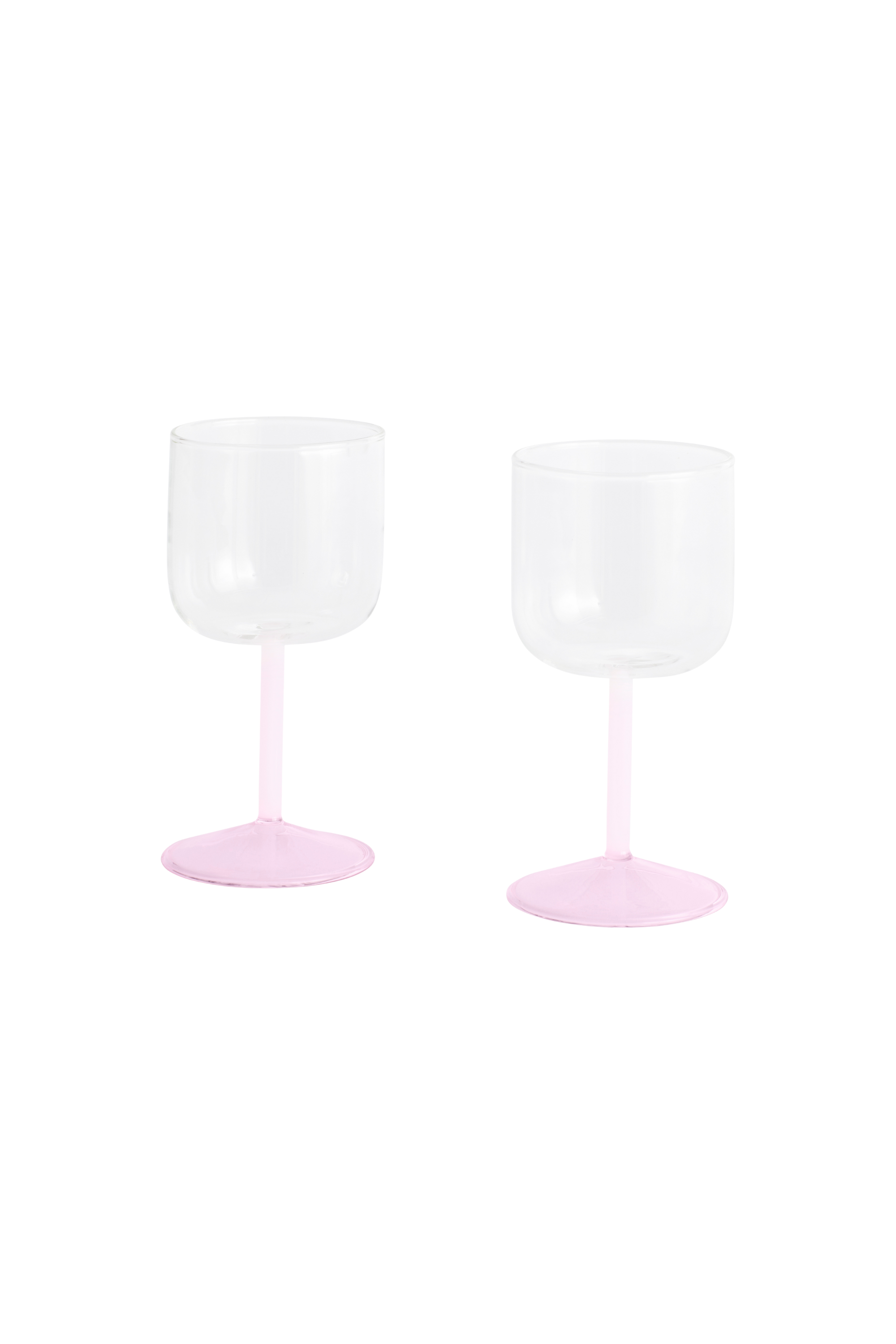 Tint Jade Pink Wine Glass Set