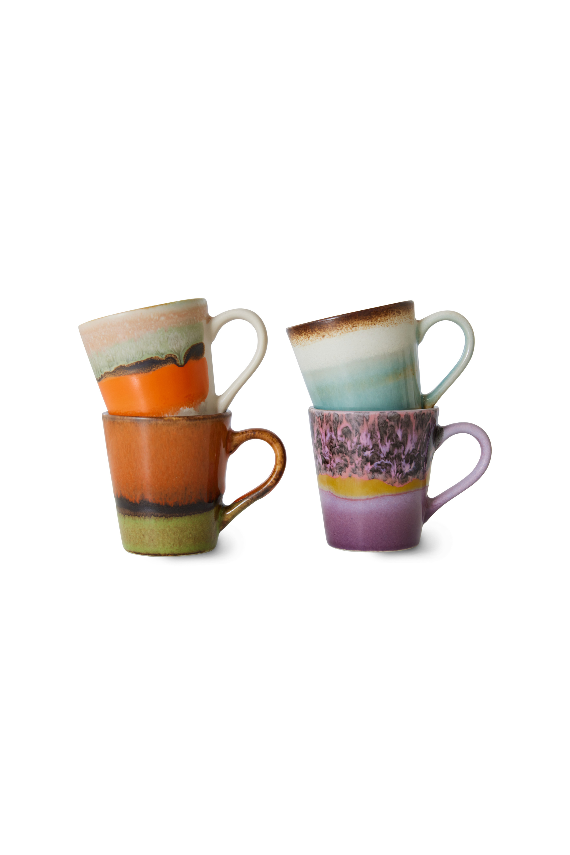 70s Ceramics Retro Espresso Set
