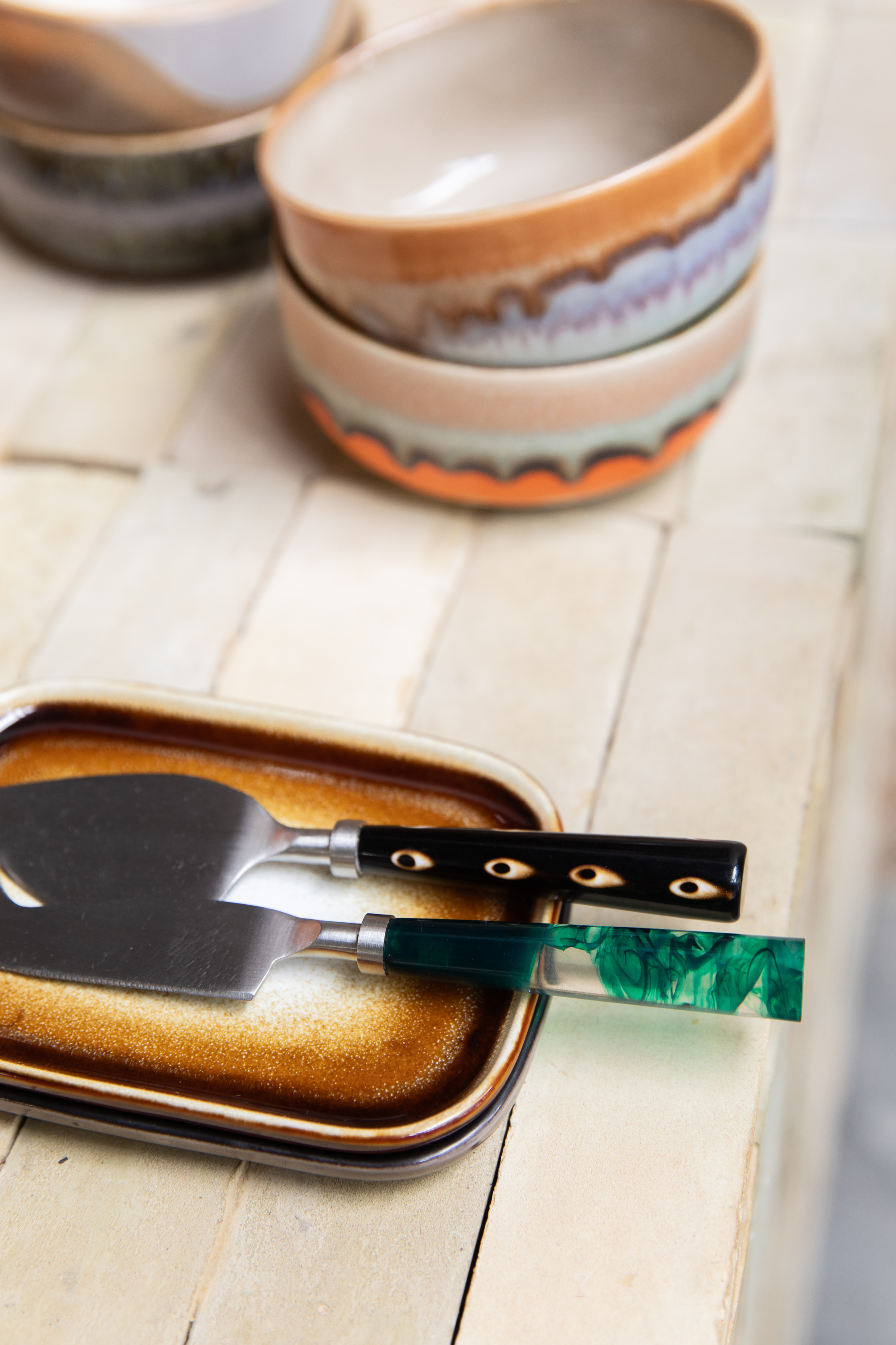 70s ceramics small trays