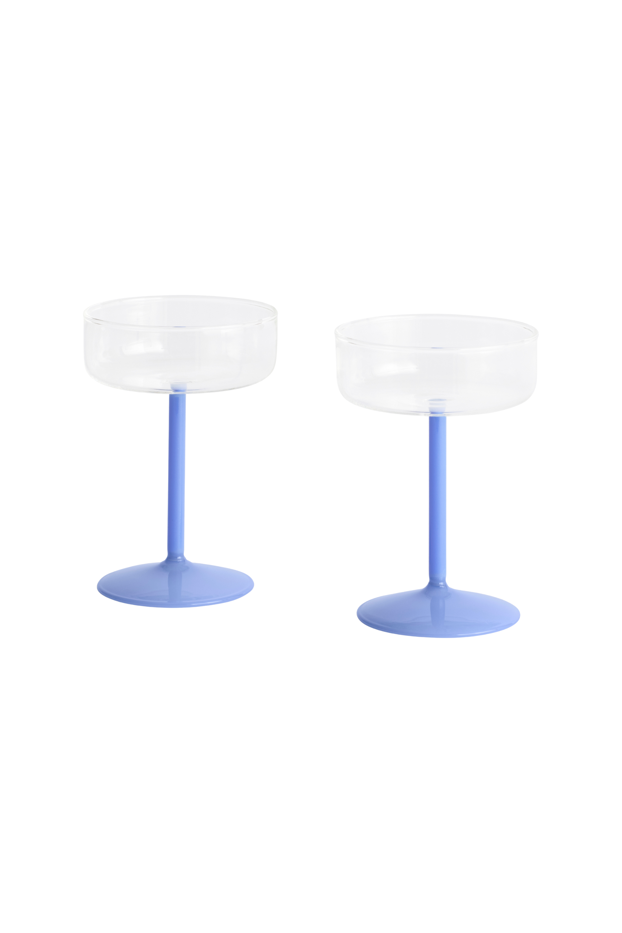 Tint Couple Jade Blue Cocktail Glass Set
