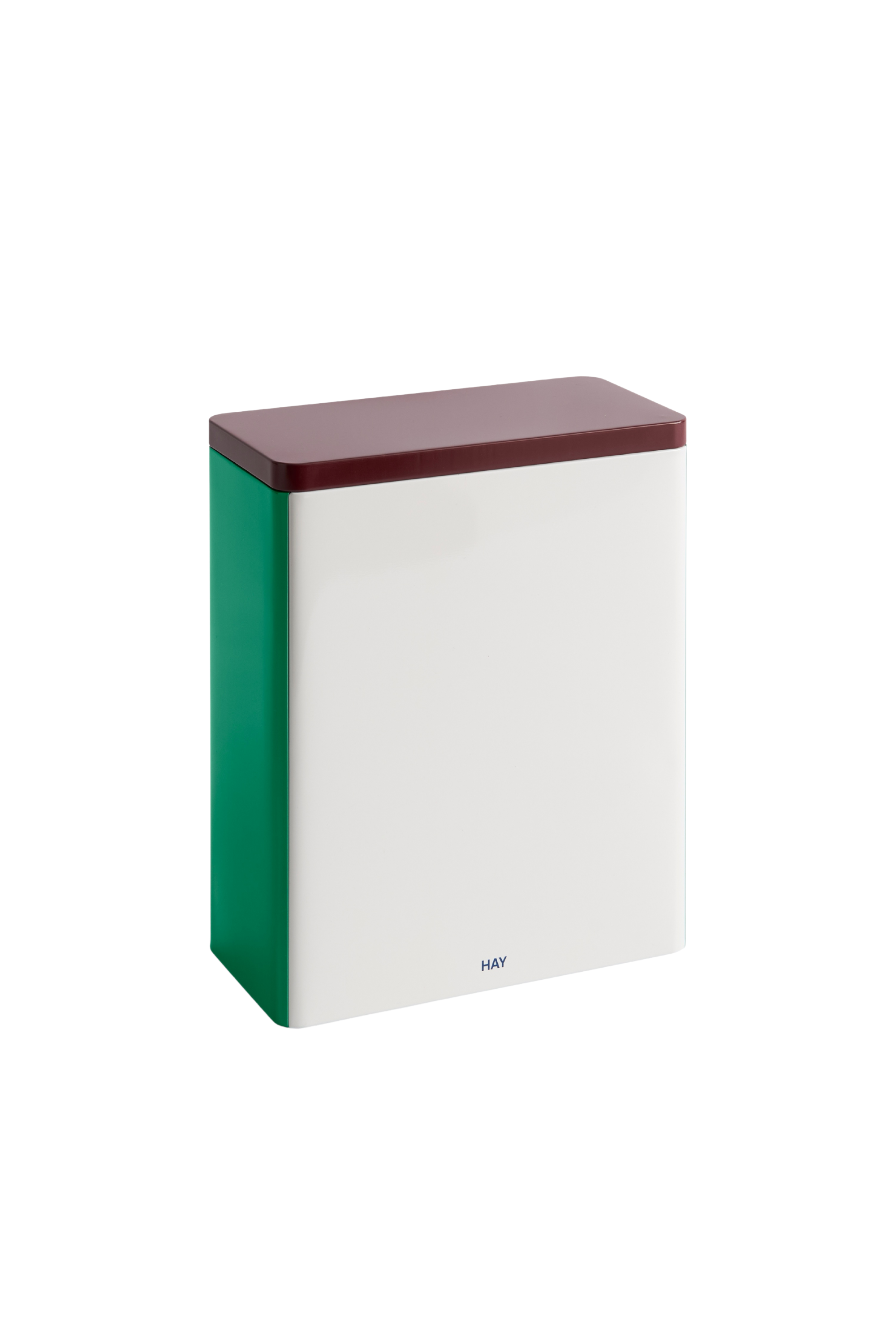 Tin Offwhite, Dark Red And Green Box XL