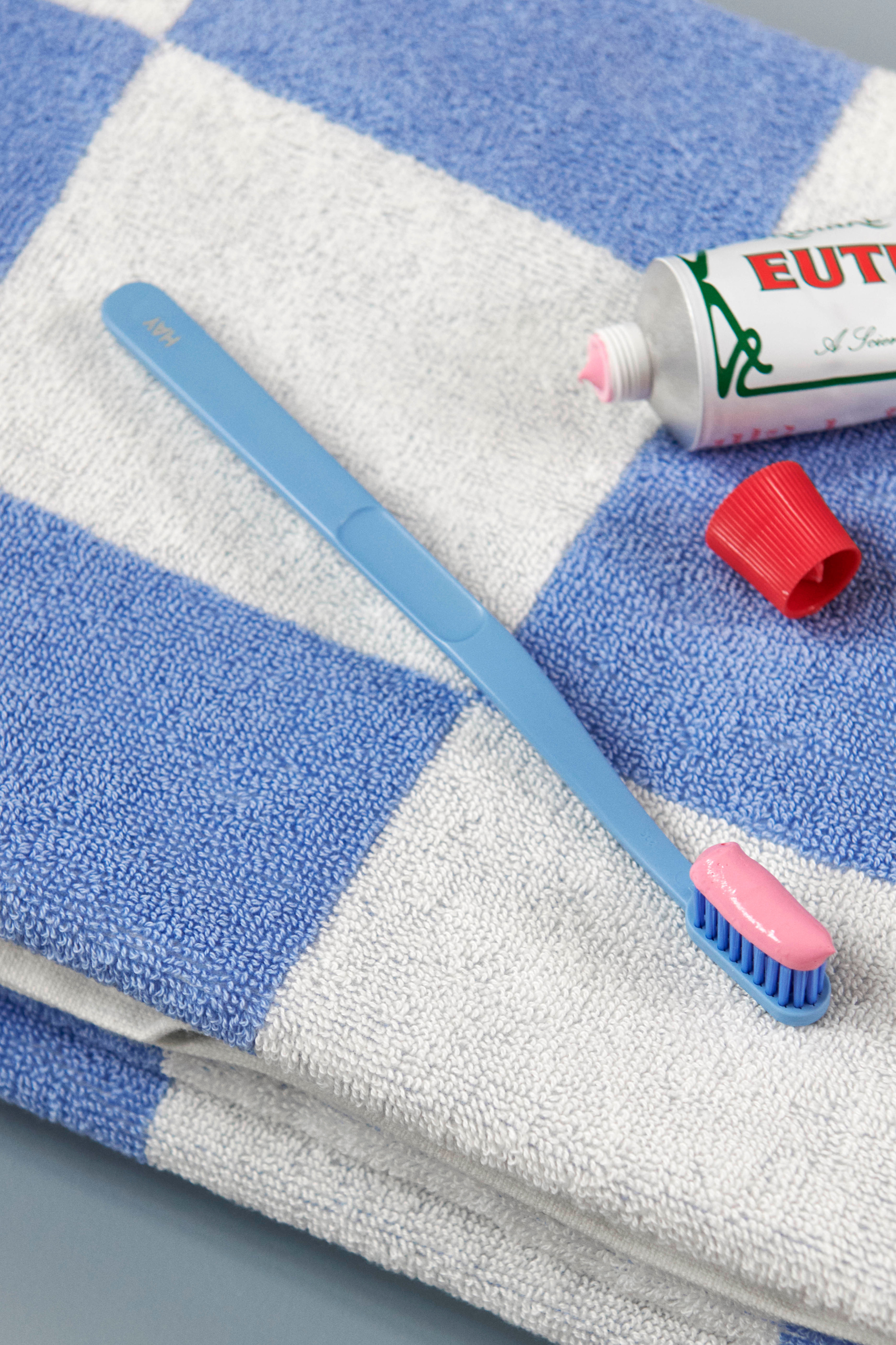 Check Hand Towel 50 x 90 Sky blue