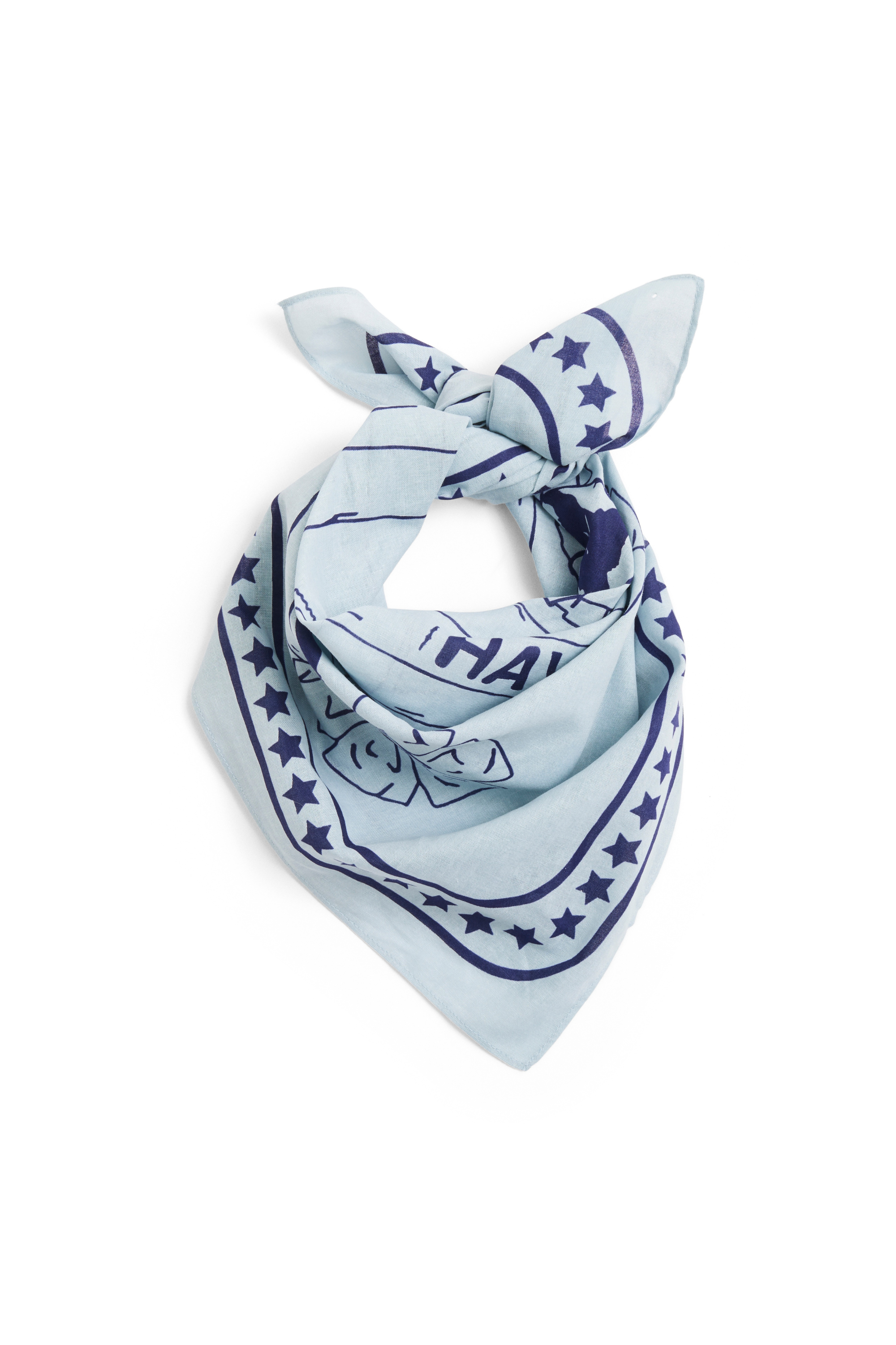 HAY Dogs Scarf (Recycled) 55x55 Light Blue