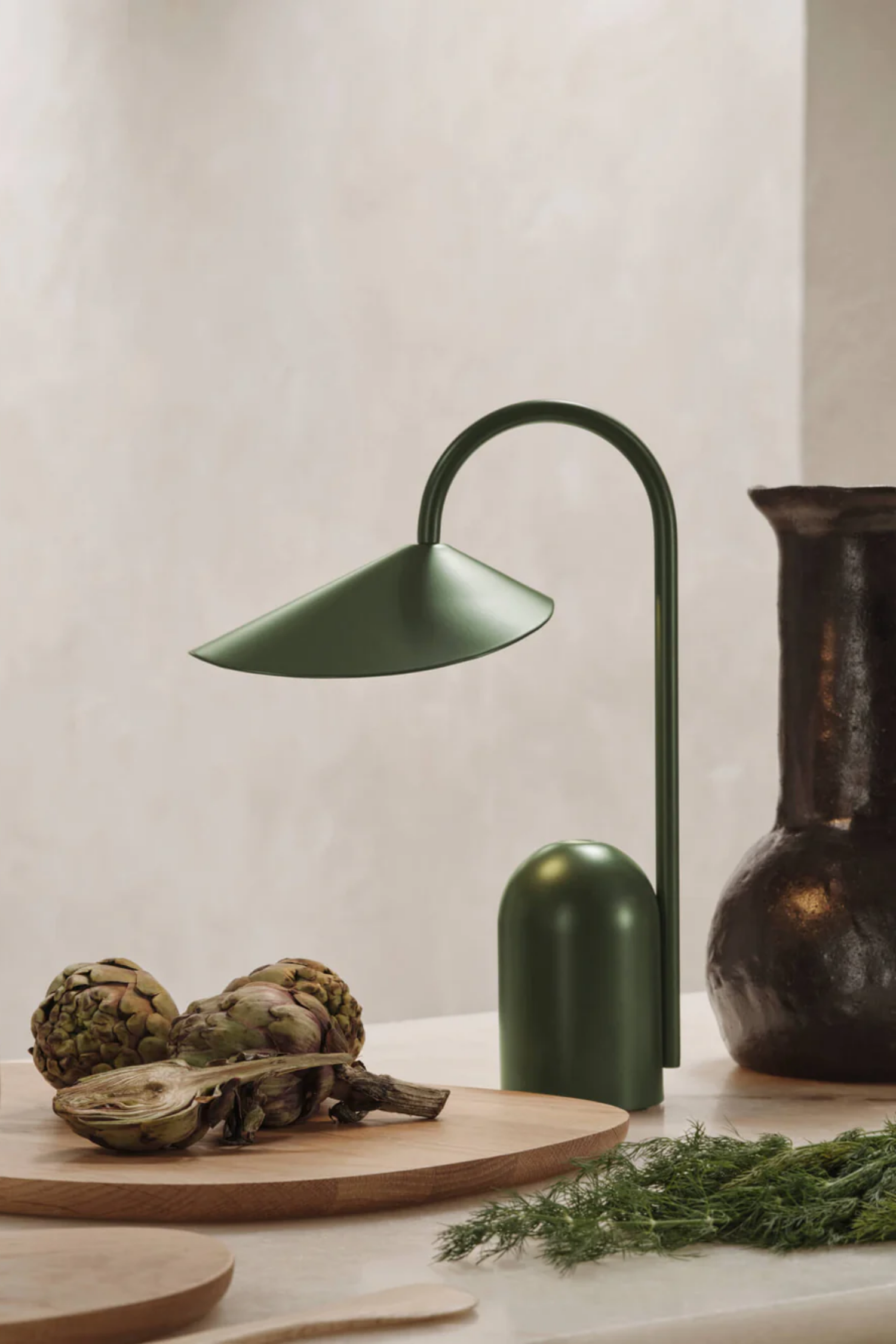Arum Portable Lamp Grass Green