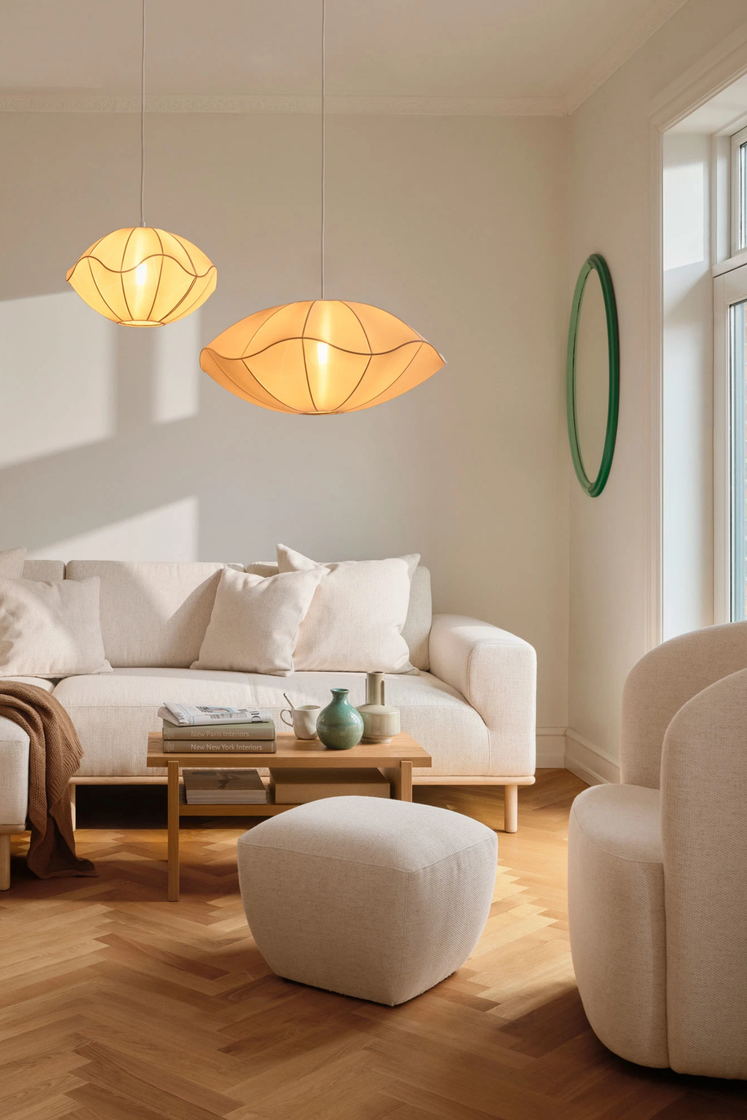 Blair Moonlight Sand armchair
