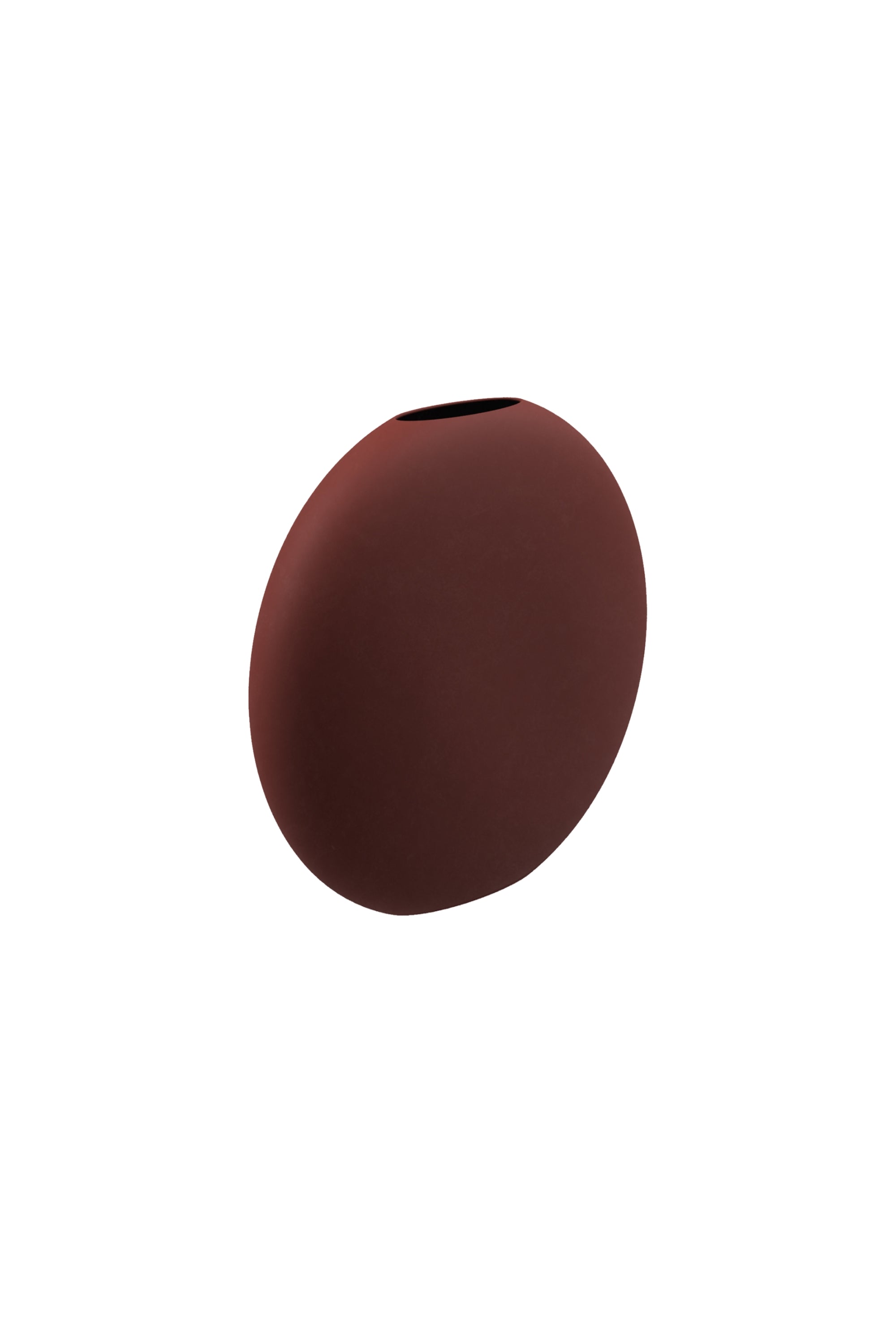 Pastille dark red vase