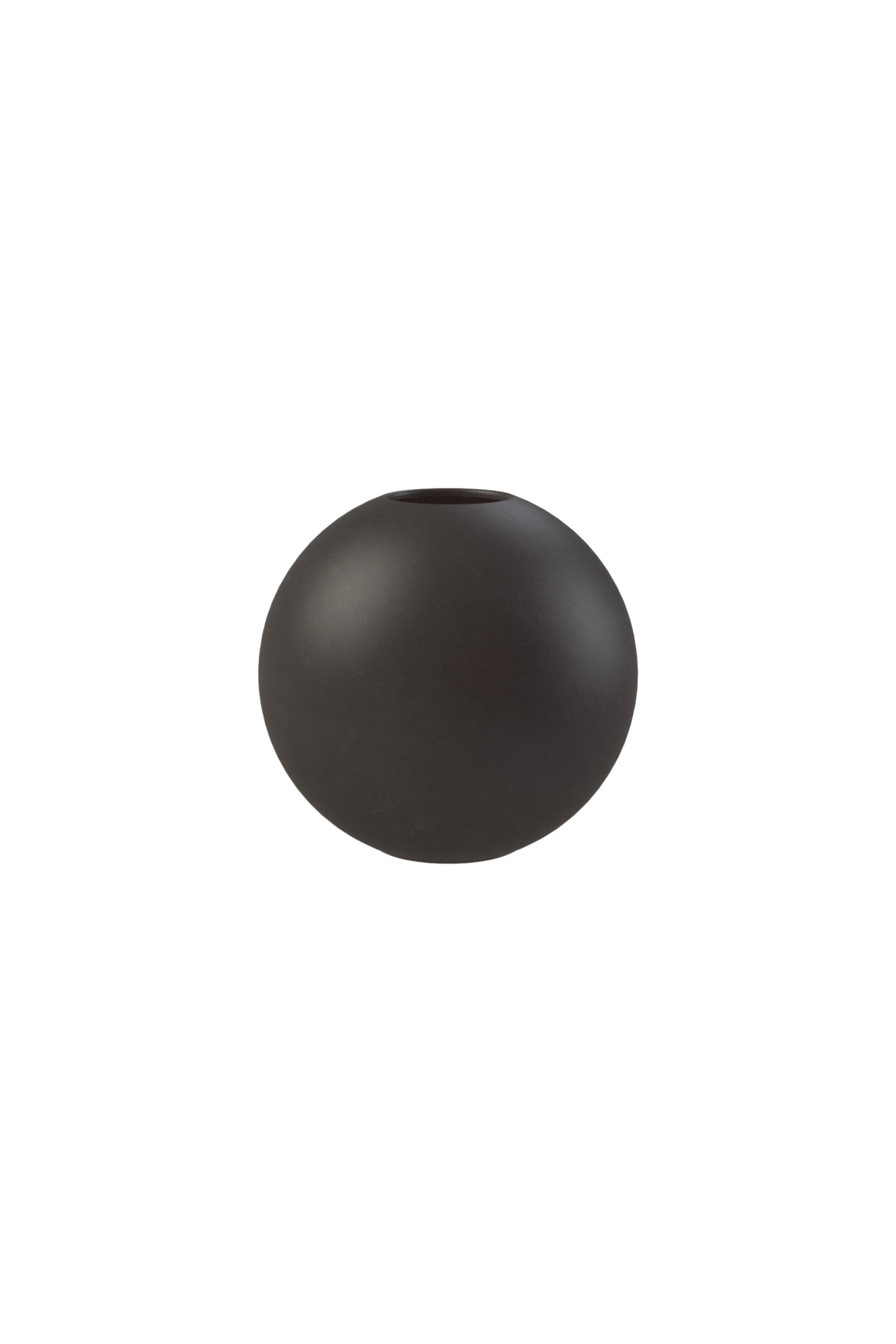Ball black medium vase