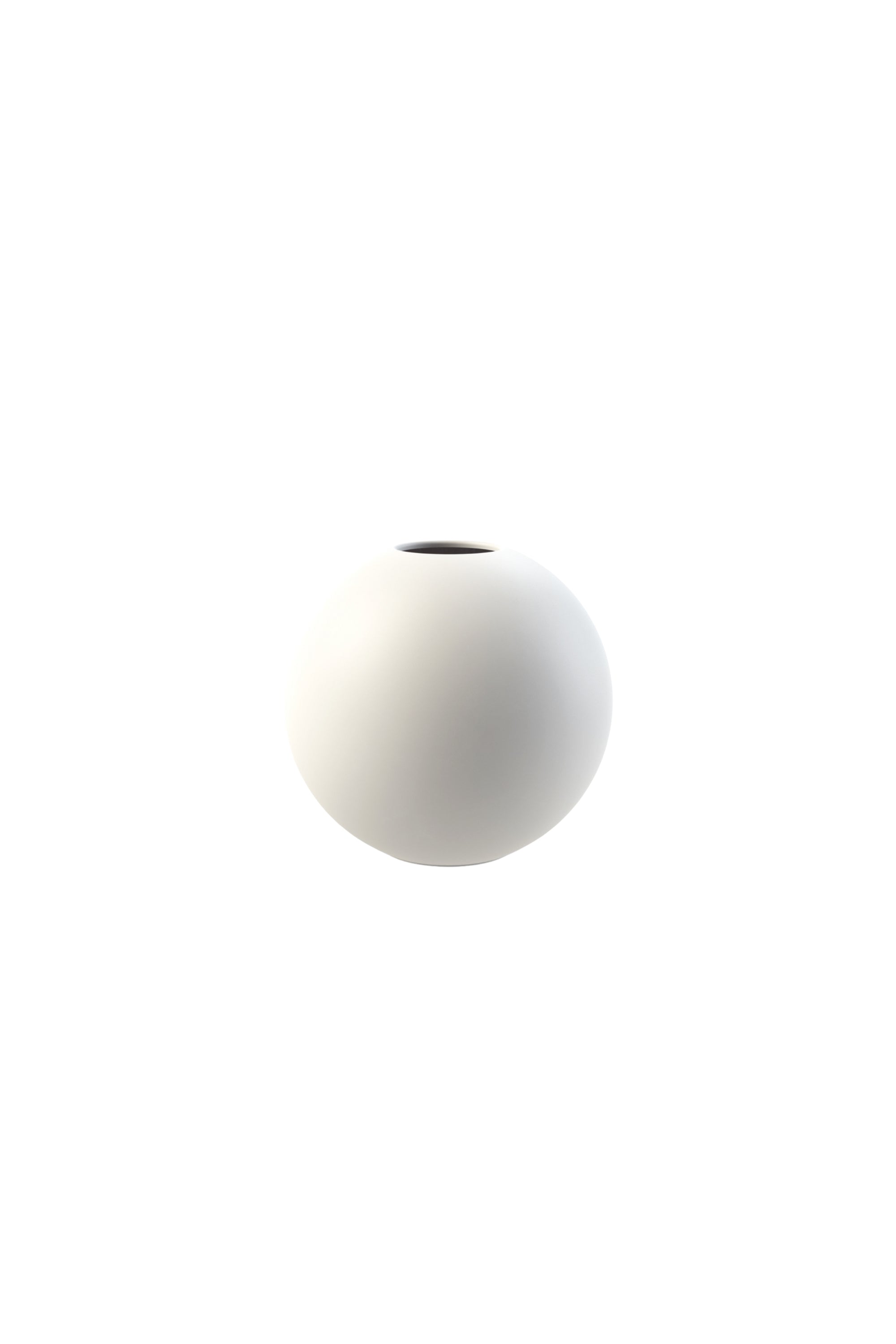 Ball white small vase