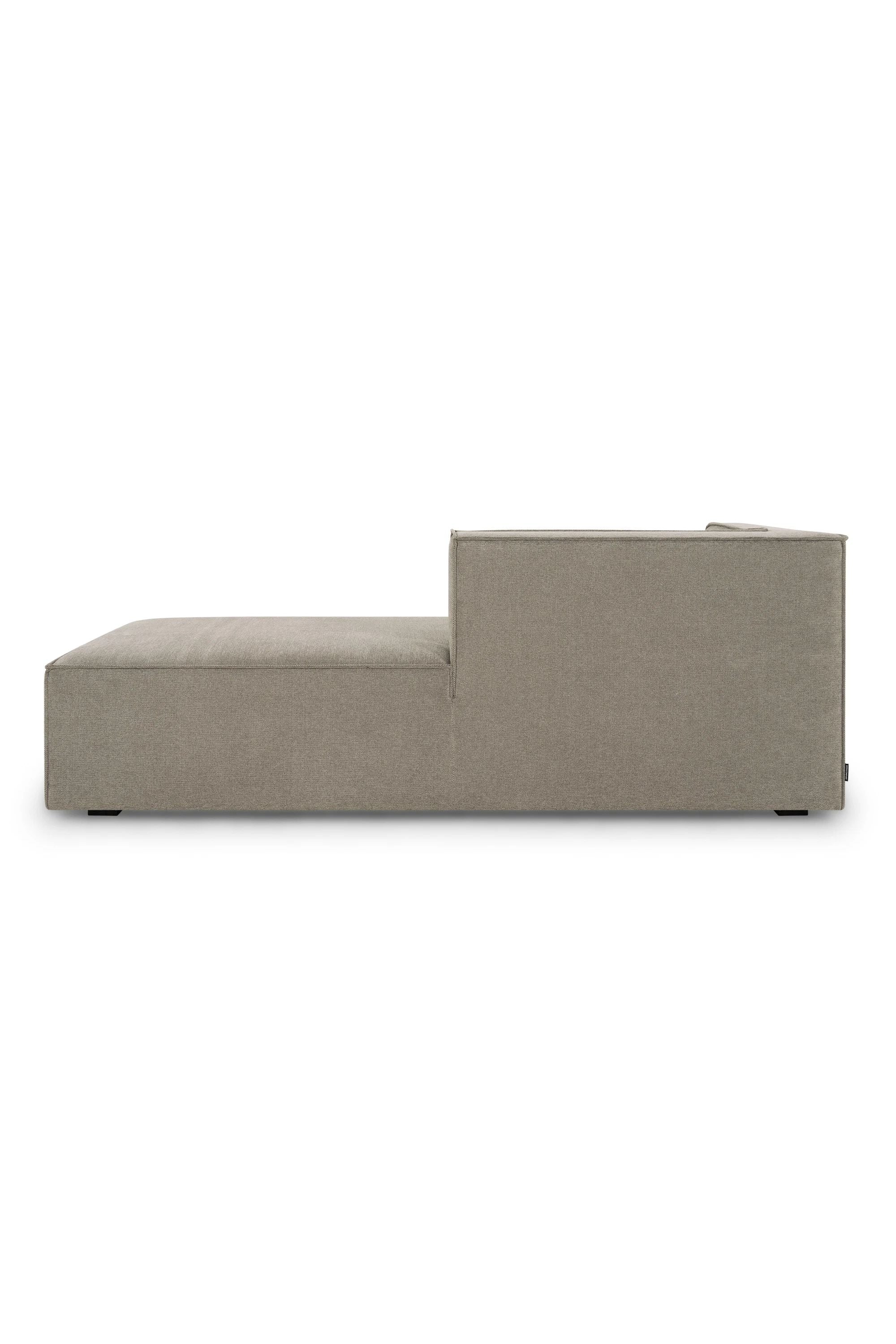 Dane Chaise longue arm right Impression Greige