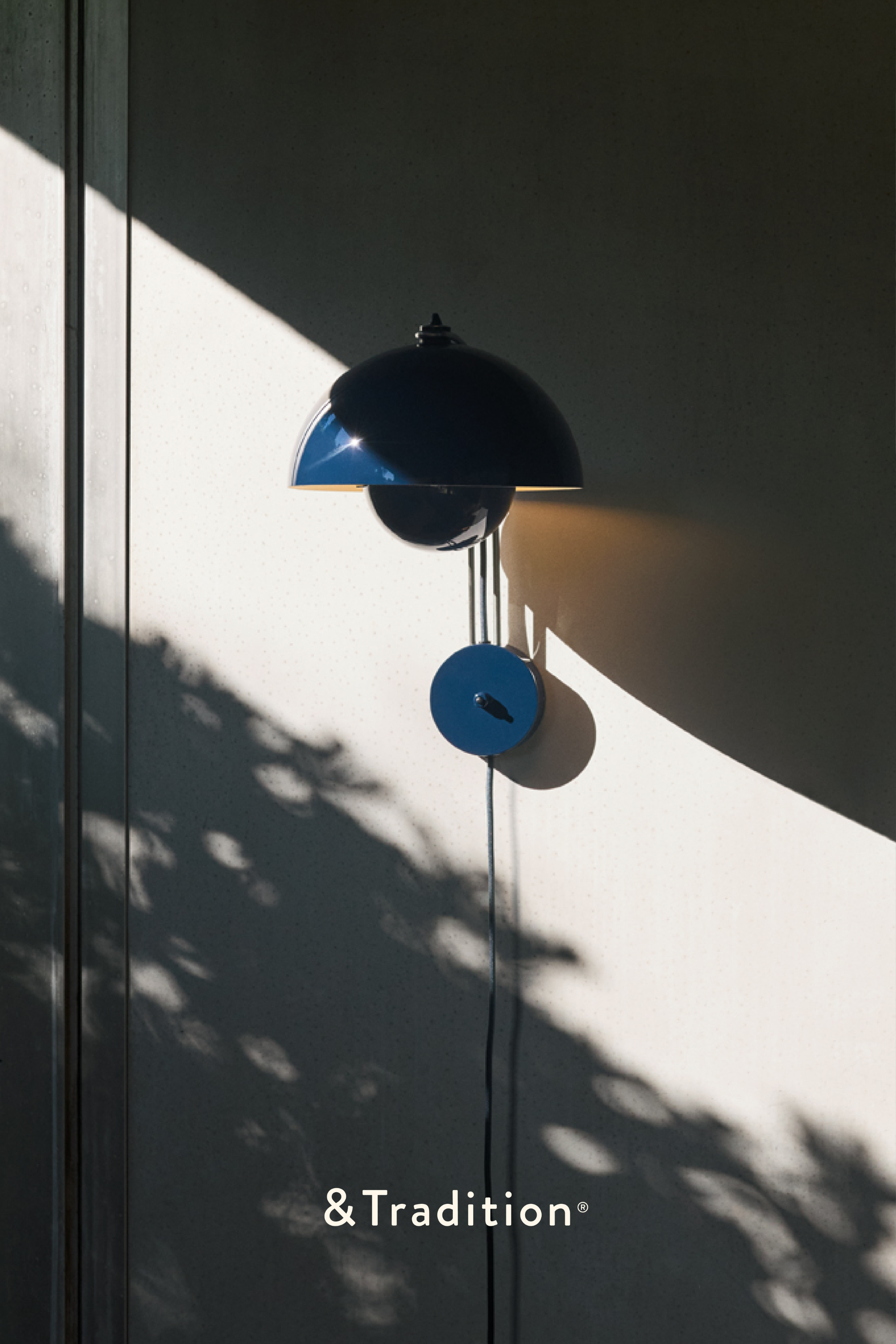 Flowerpot VP4 Steel Blue