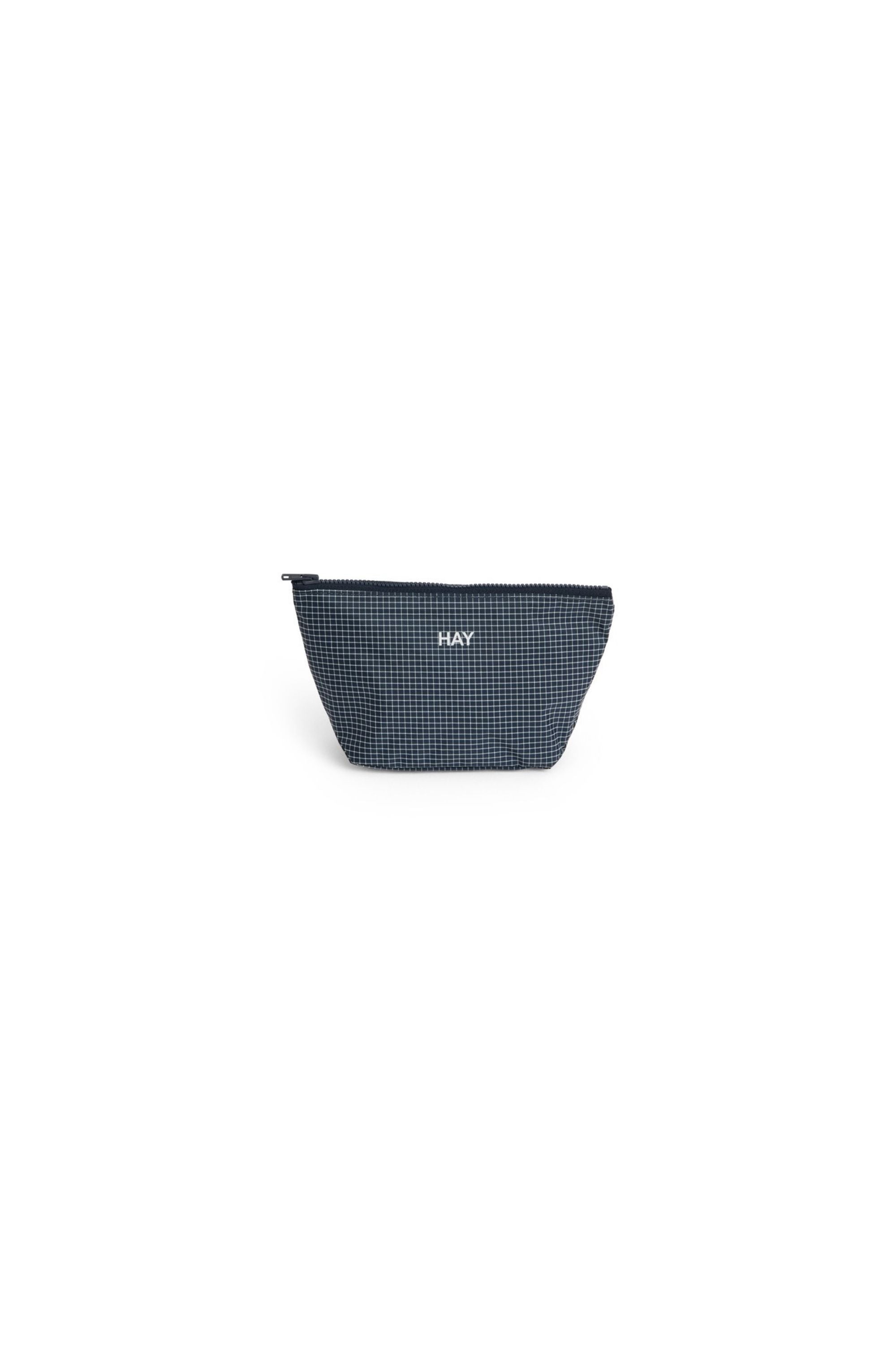 Grid Pouch Small Dark blue
