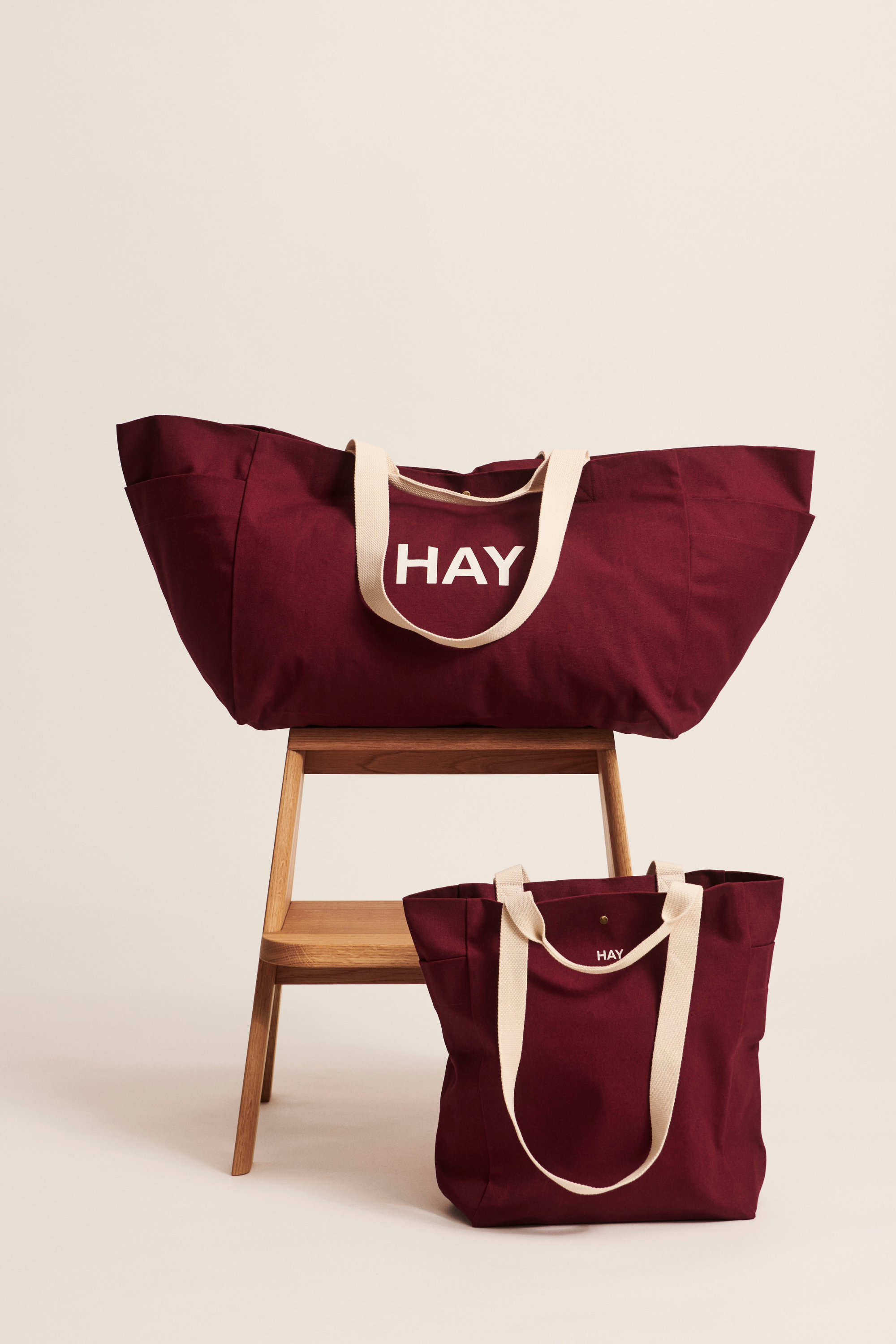 Everyday M vászontáska burgundi