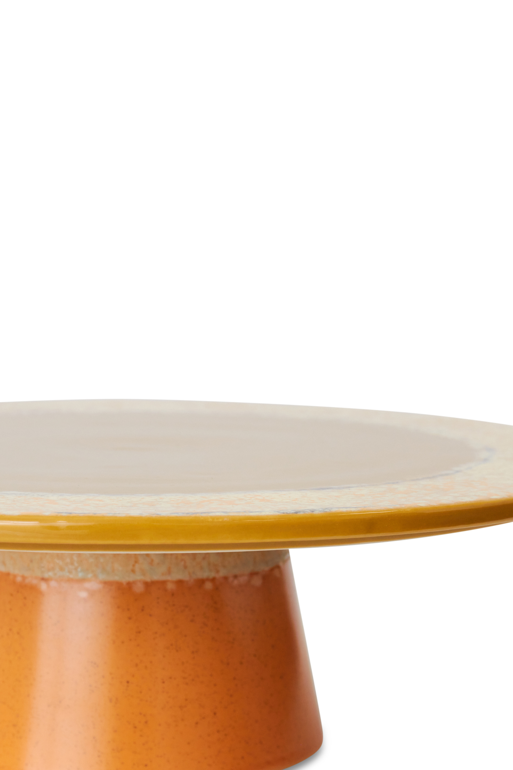 70s ceramics: plateau papaya