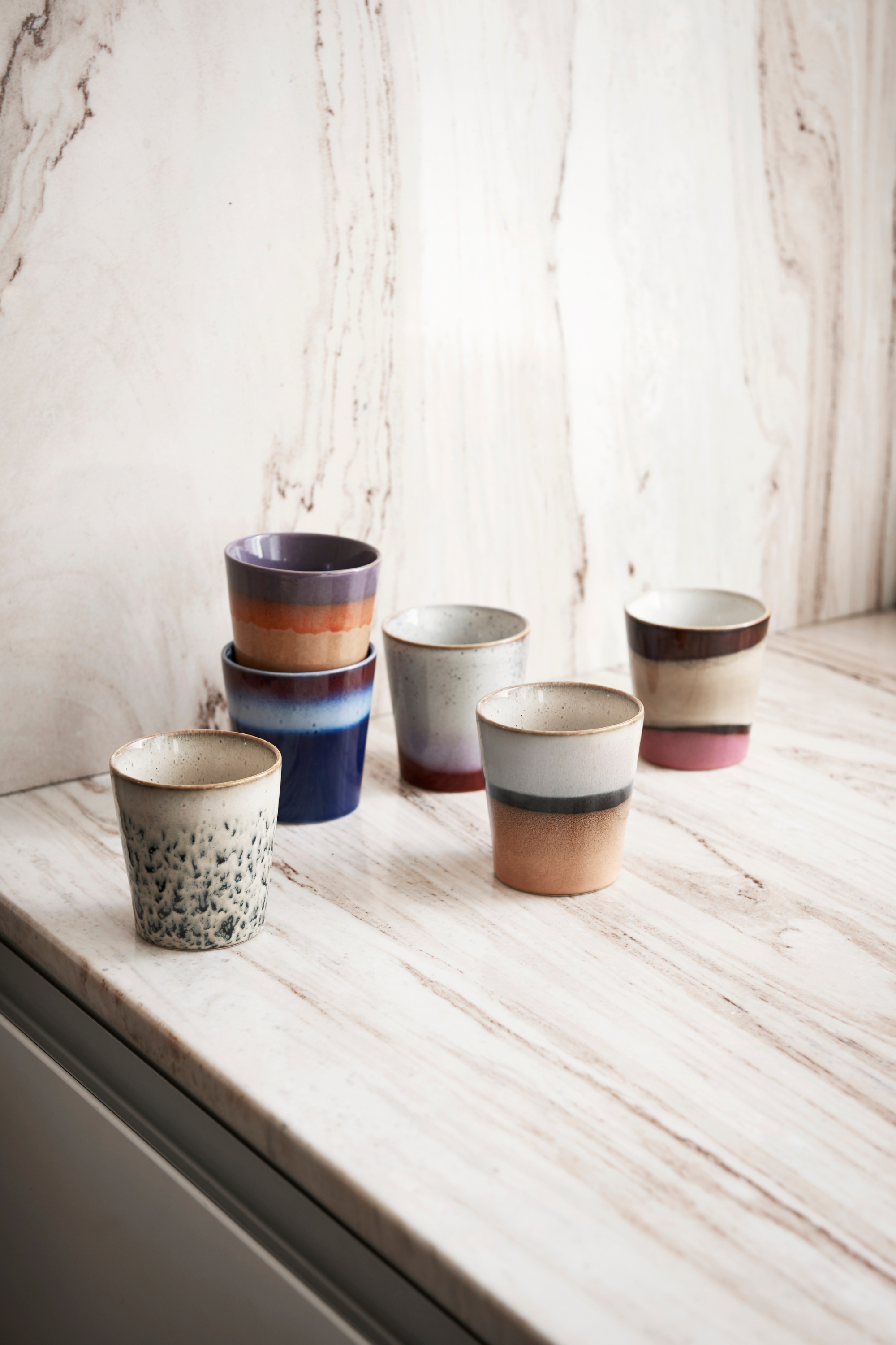 70s ceramics: coffee mug frost