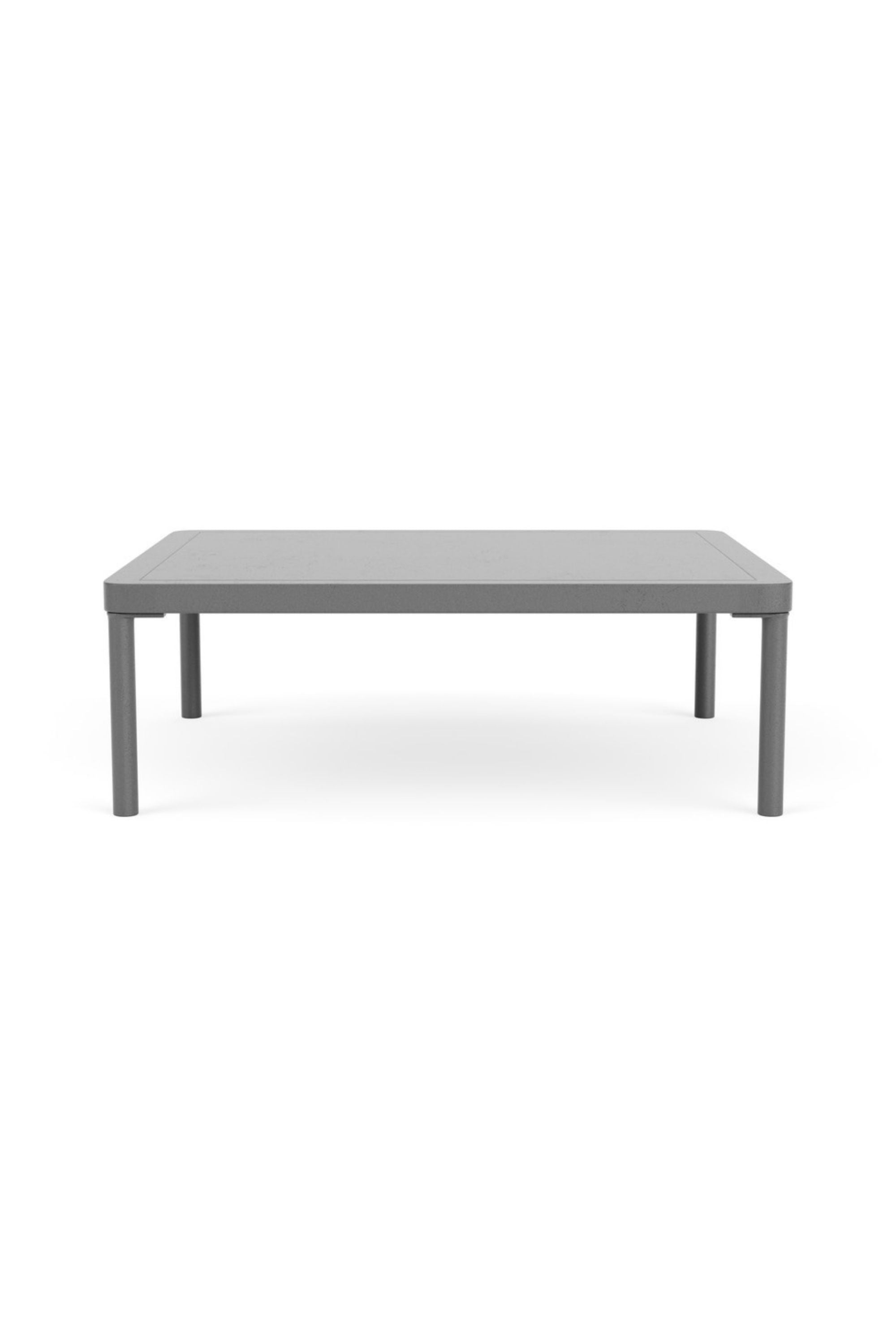 Hadley Outdoor Coffee table 60 x 70 Anthracite Grey Steel