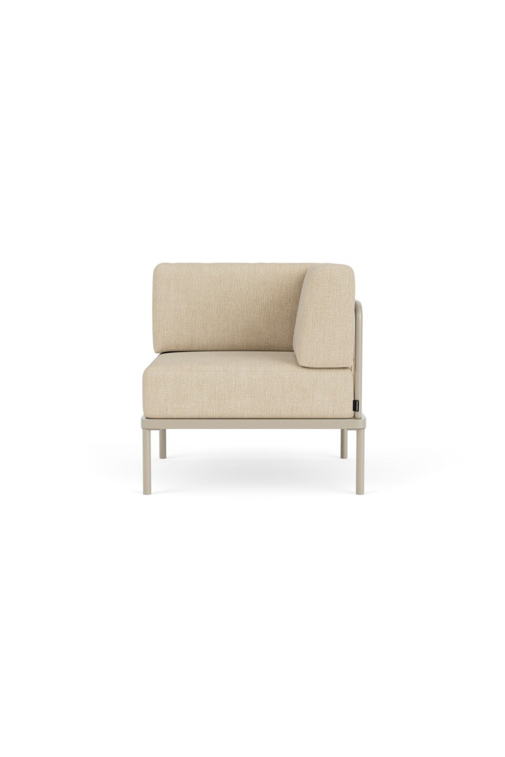 Hadley kültéri moduláris kanapé baloldali elem Marzipan