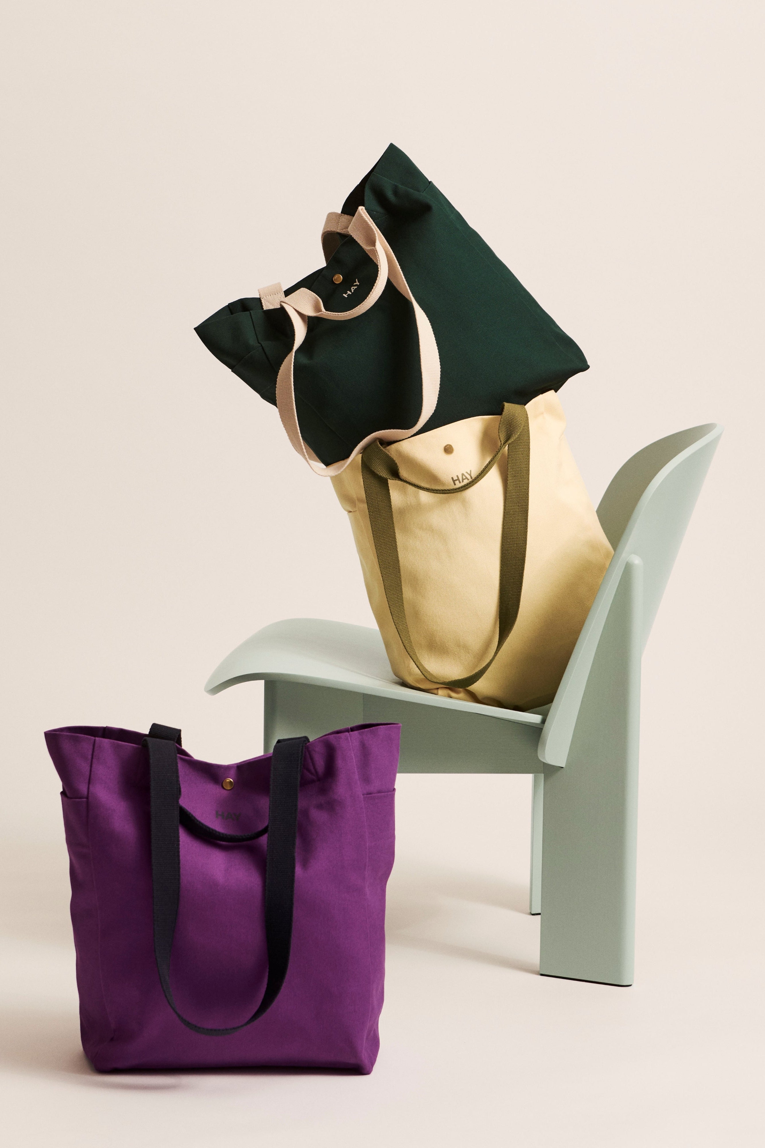 Everyday Tote Bag-Medium-Soft yellow | Hay | Home of Solinfo
