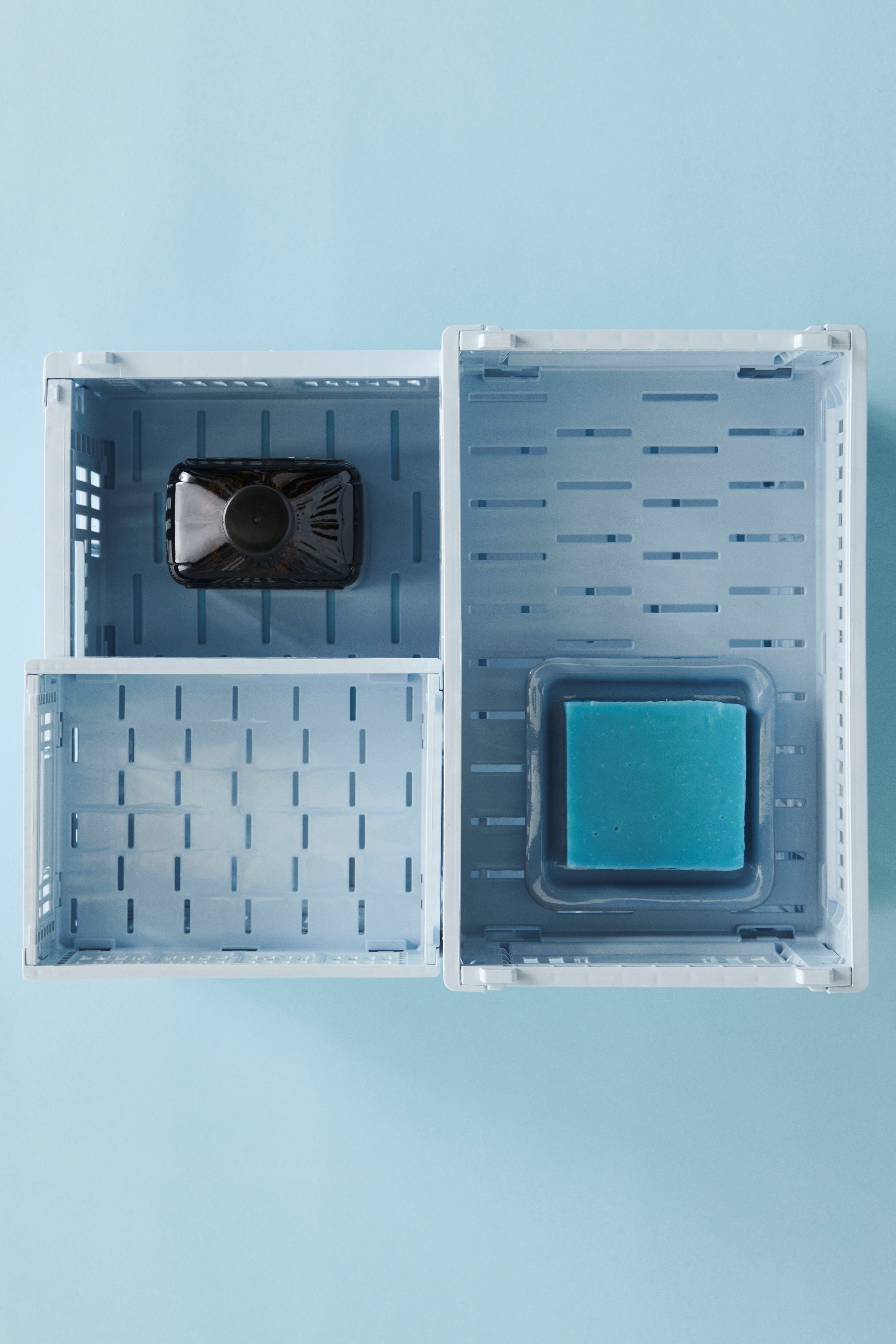 HAY Colour Crate Mini Set of 2 Soft blue | Hay | Home of Solinfo
