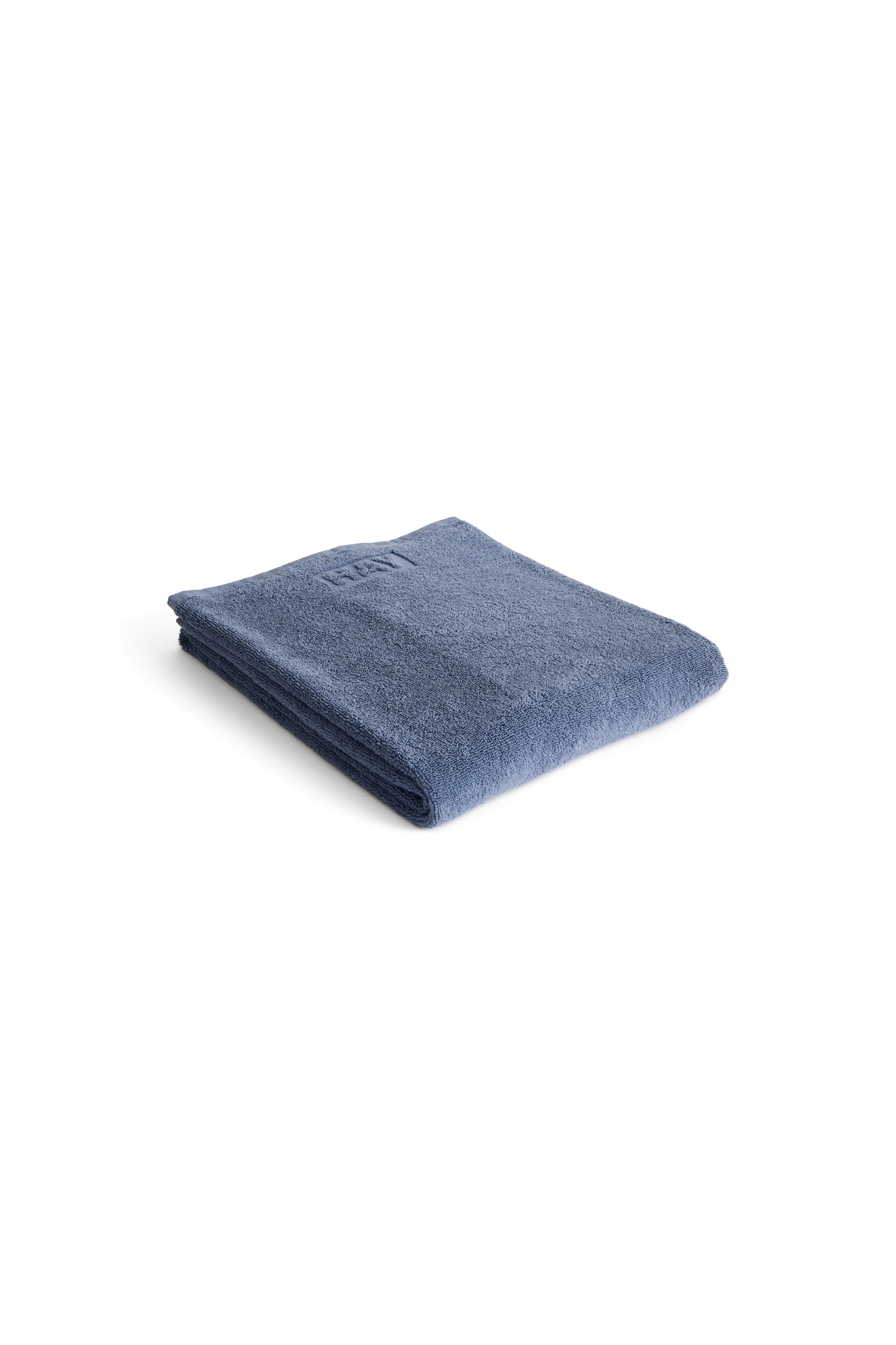MONO BATH TOWEL (ORGANIC)-W70 X L140-STEEL BLUE | Hay | Home of Solinfo