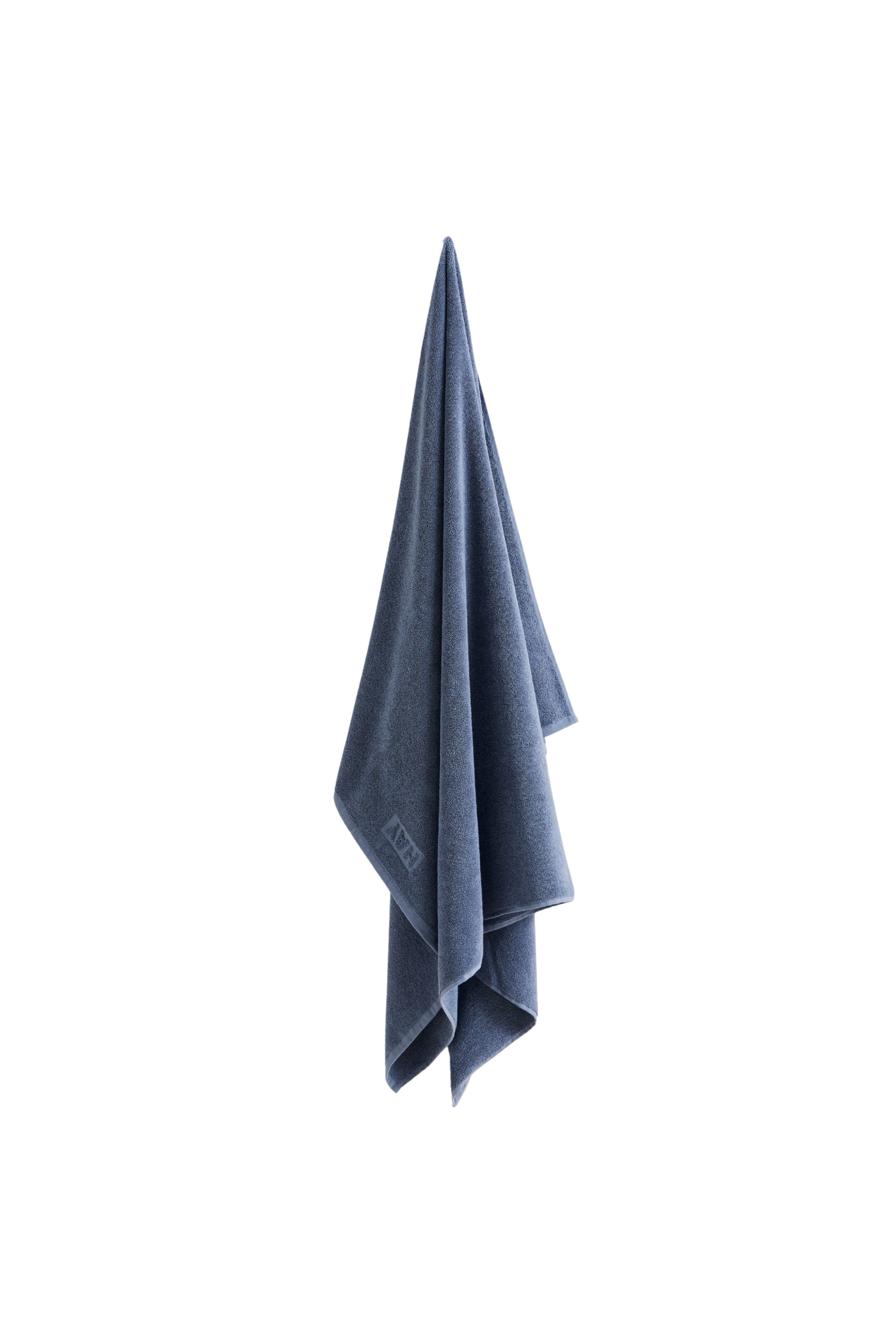 Mono Bath Sheet (Organic)-W100 x L150-Steel blue | Hay | Home of Solinfo