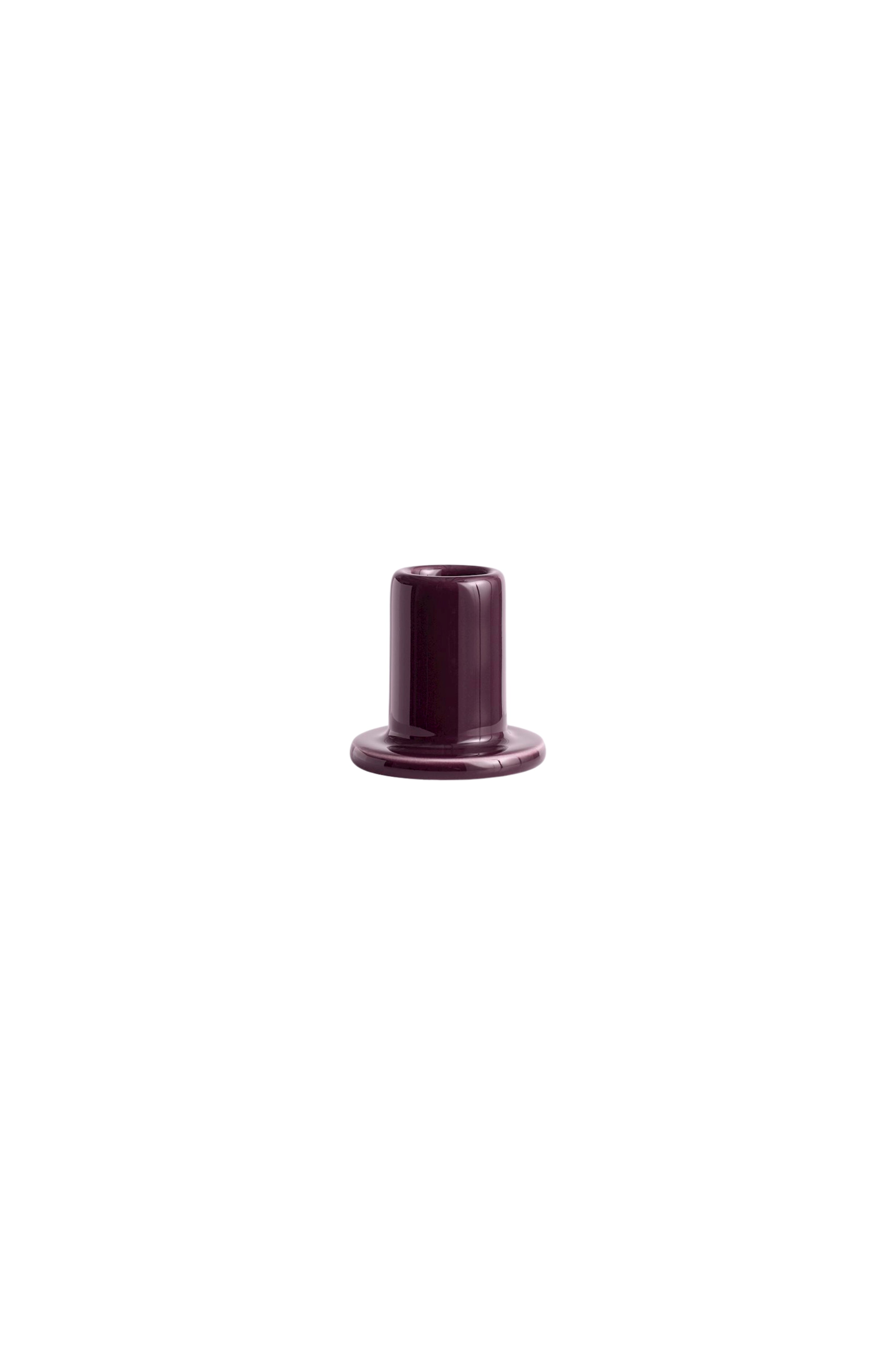 Tube Candleholder-Small-Bordeaux | Hay | Home of Solinfo