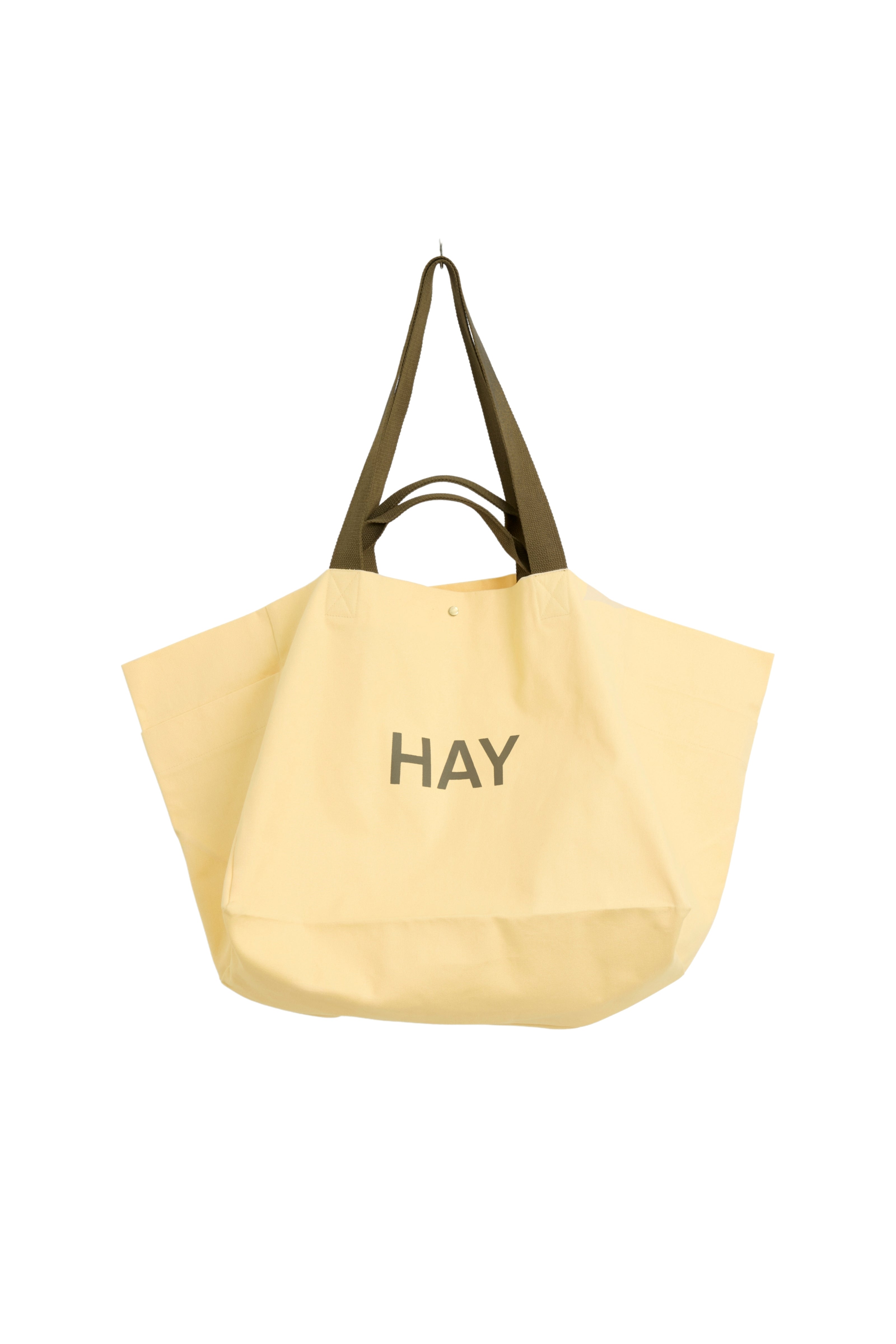Weekend Bag (Organic)-Large-Soft yellow | Hay | Home of Solinfo