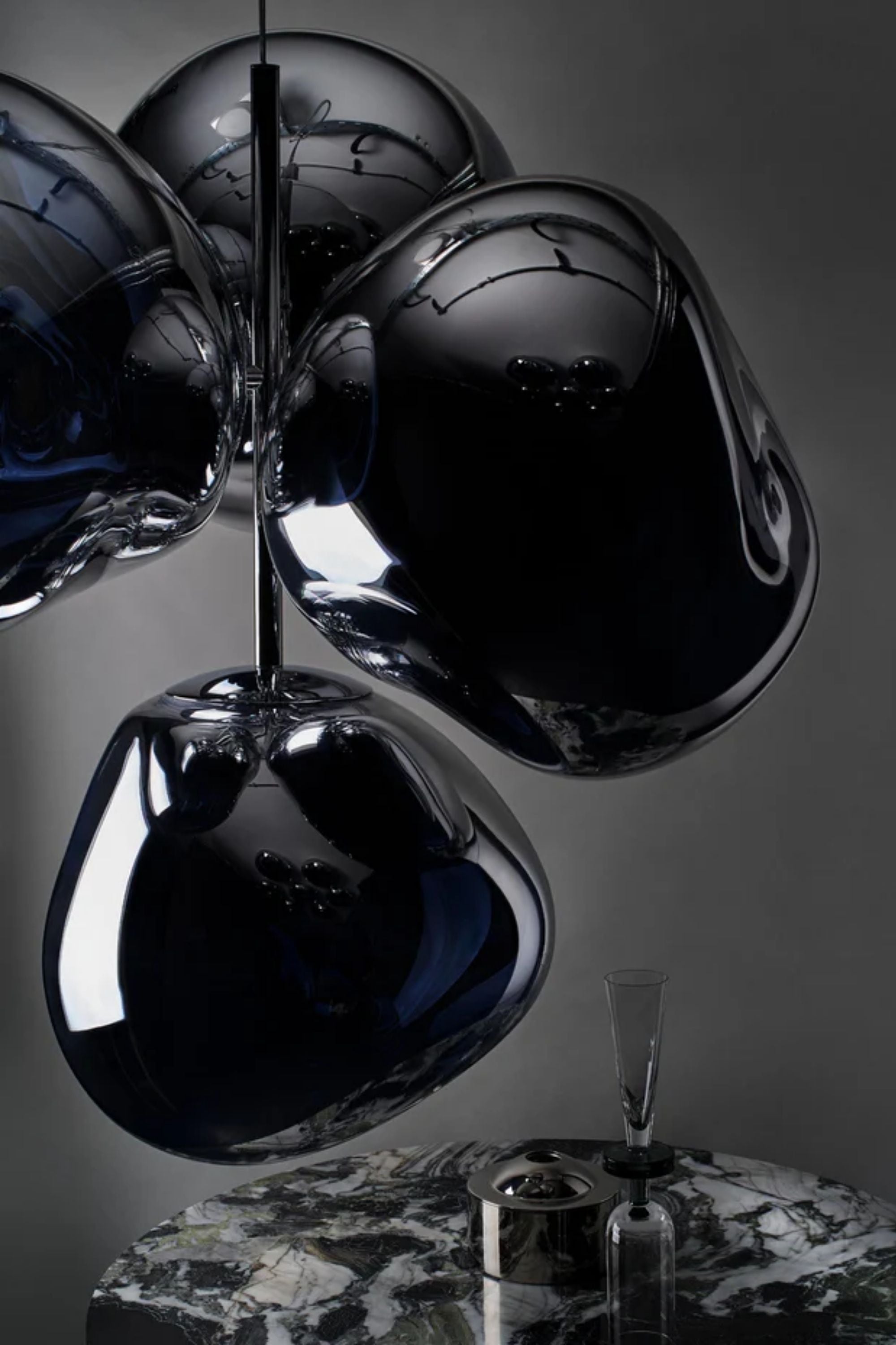 Melt füstszínű csillár mini 