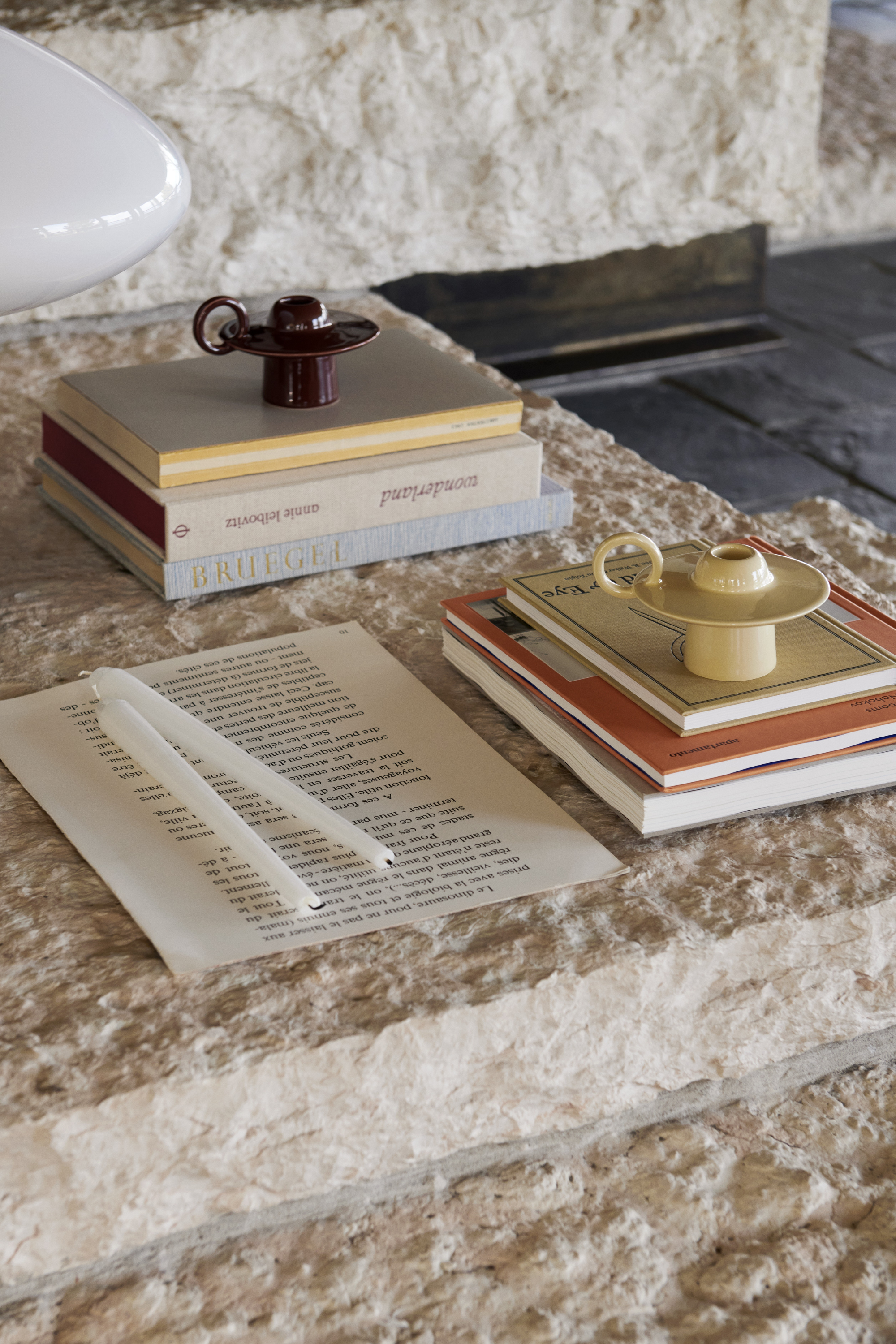 Momento JH39 Candleholder Red Brown