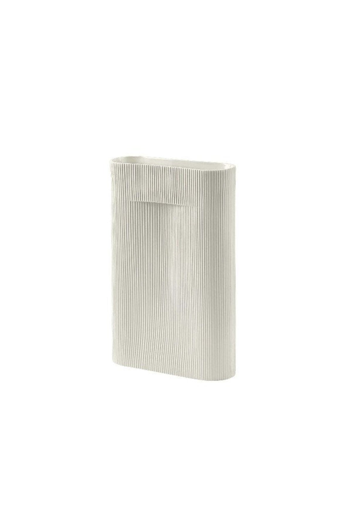 Ridge törtfehér váza 48,5 cm