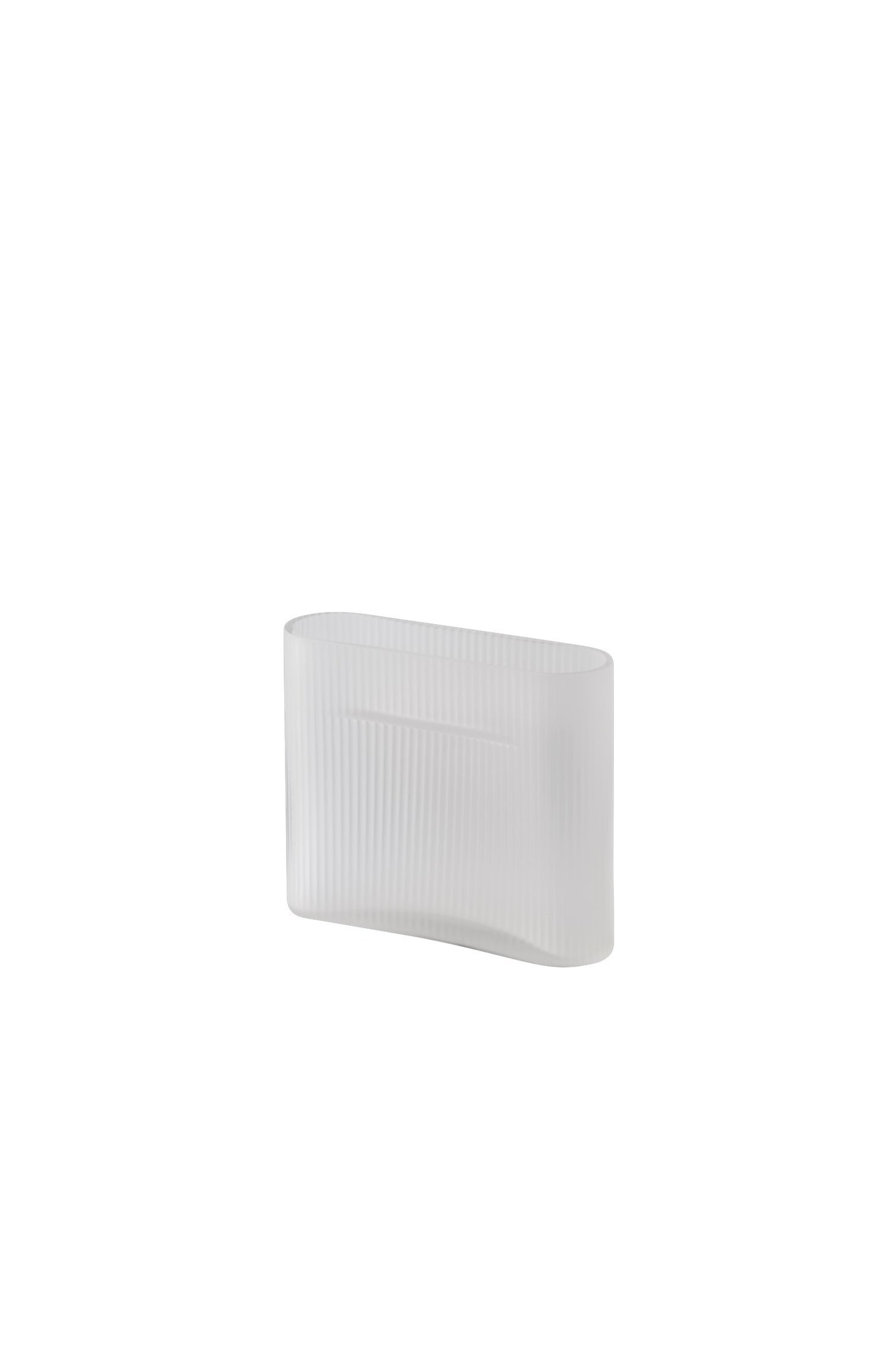 Home of Solinfo | Muuto | Ridge Vase  White Frosted Glass