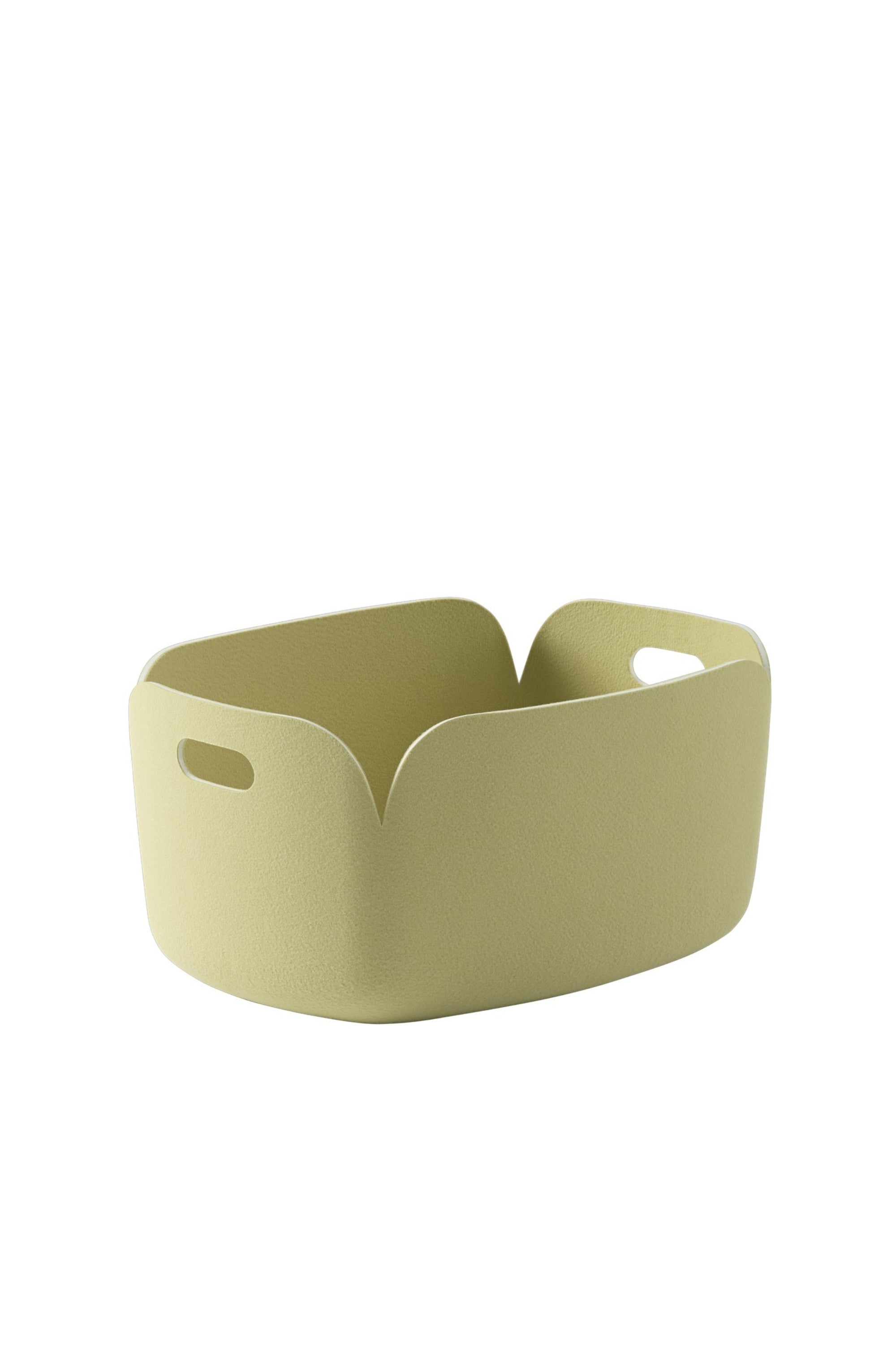 Restore beige green basket