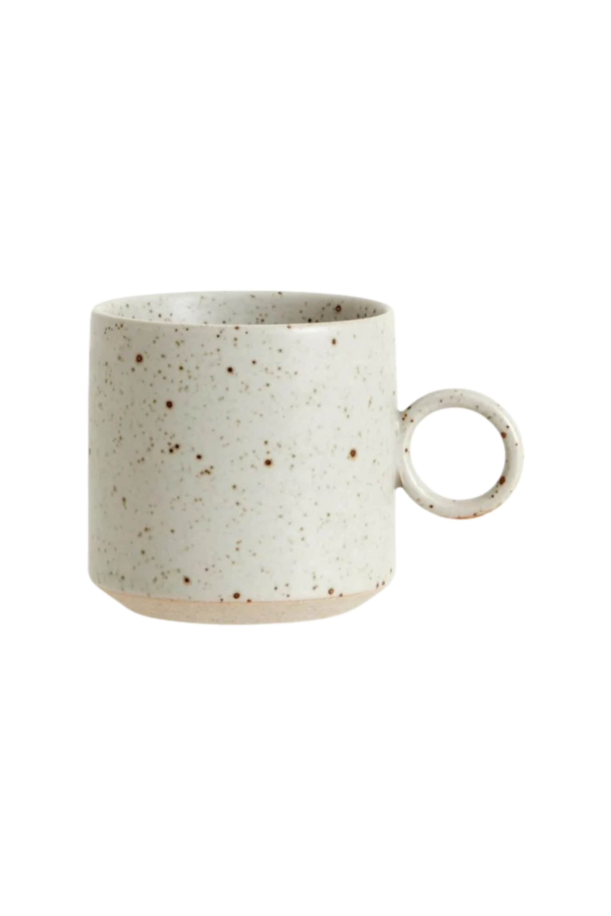 Grainy Cup with handle, sand