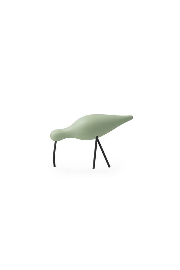 Shorebird large dusty green