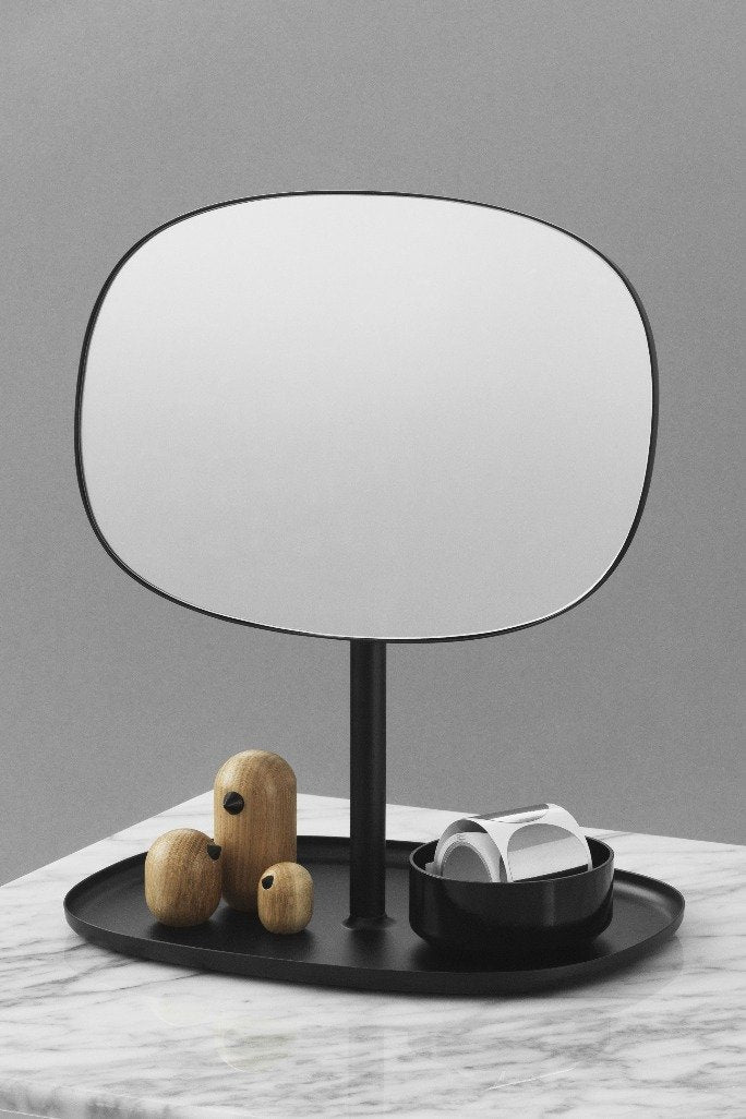Flip mirror black