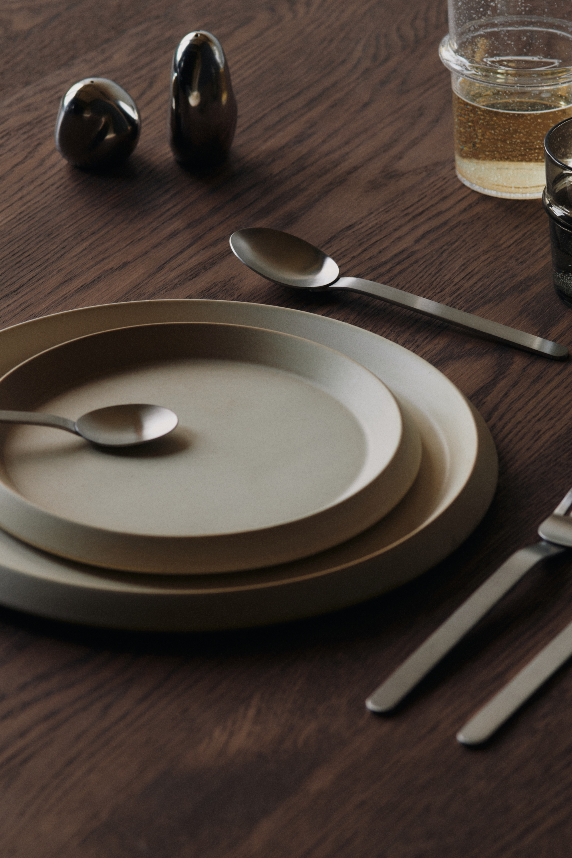 Orevo Salt and Pepper Shakers Set of 2 steel