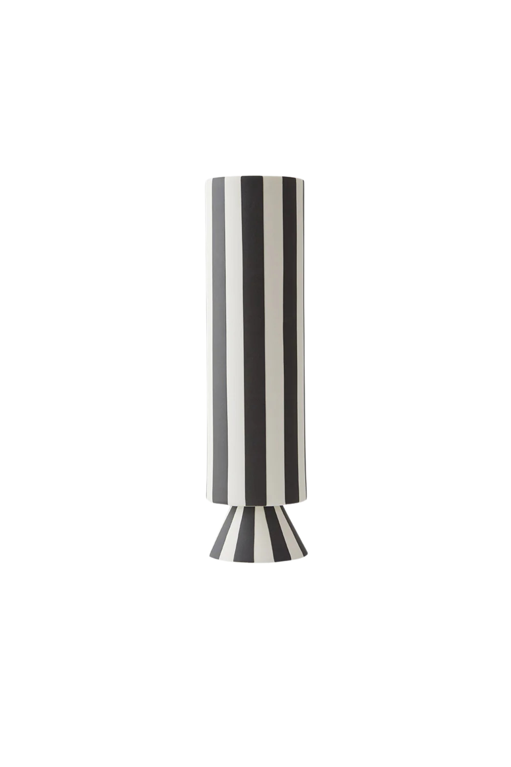 Toppu black&white high vase