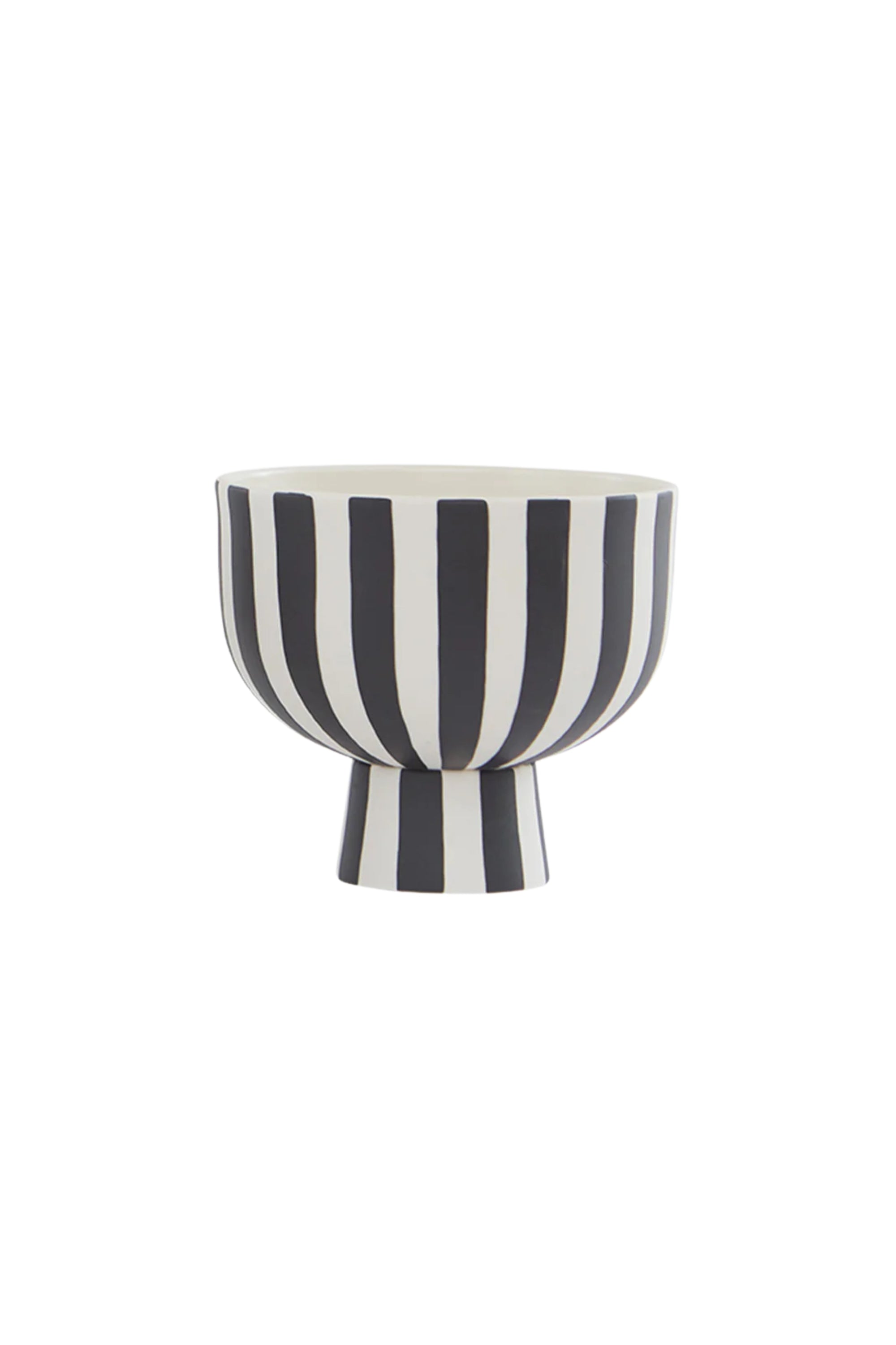 Toppu black/white medium bowl