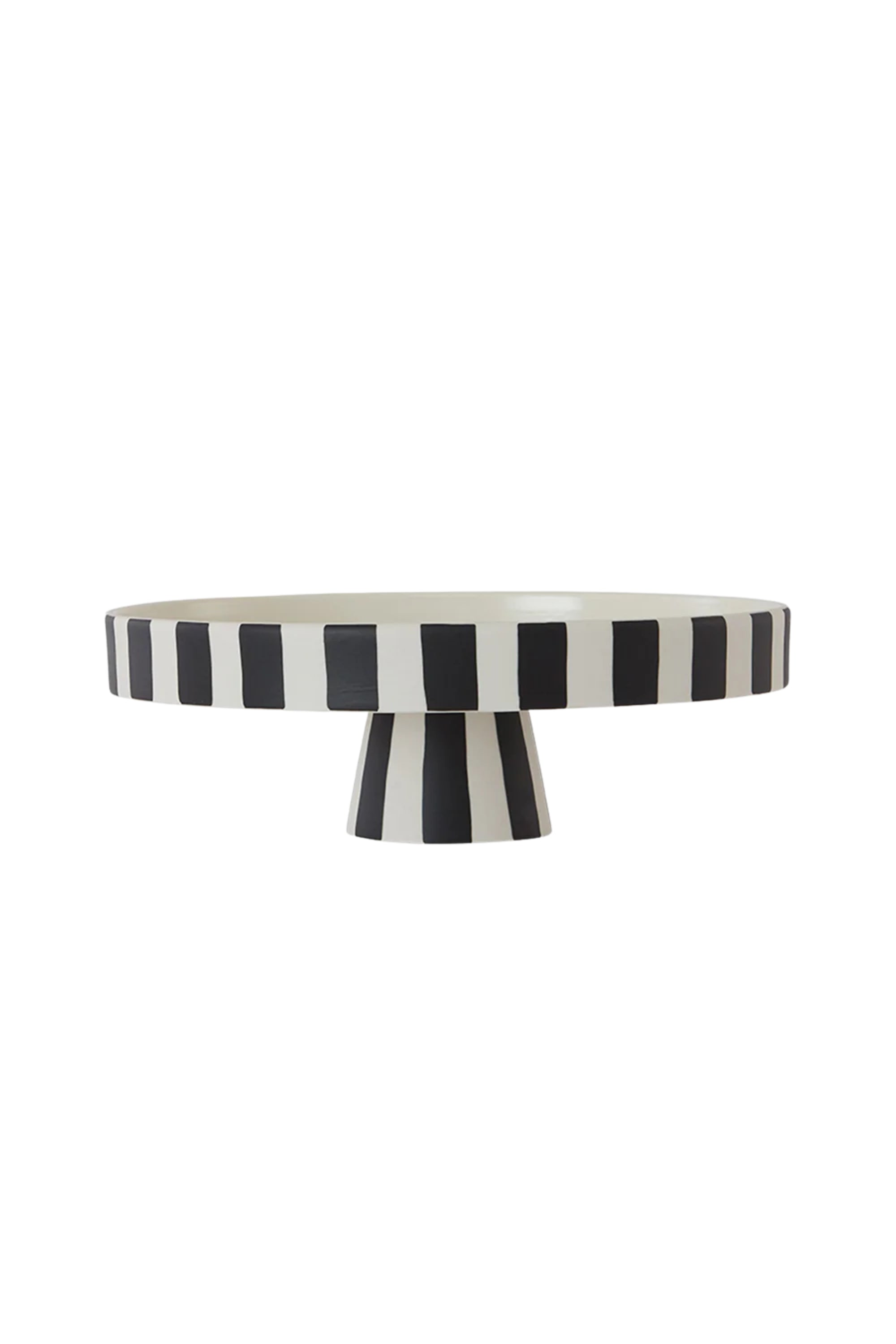 Toppu black/white tray large