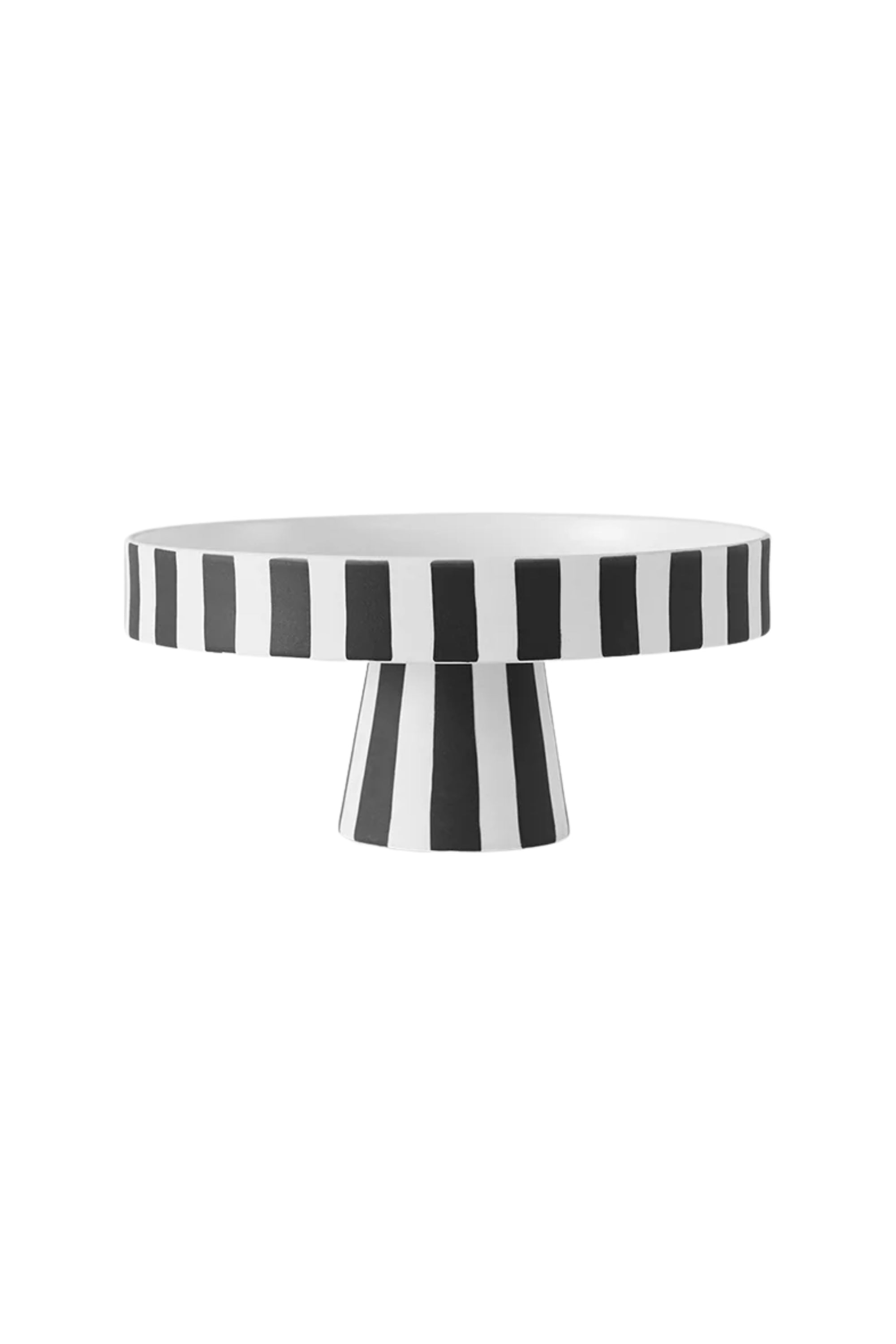 Toppu black/white tray medium
