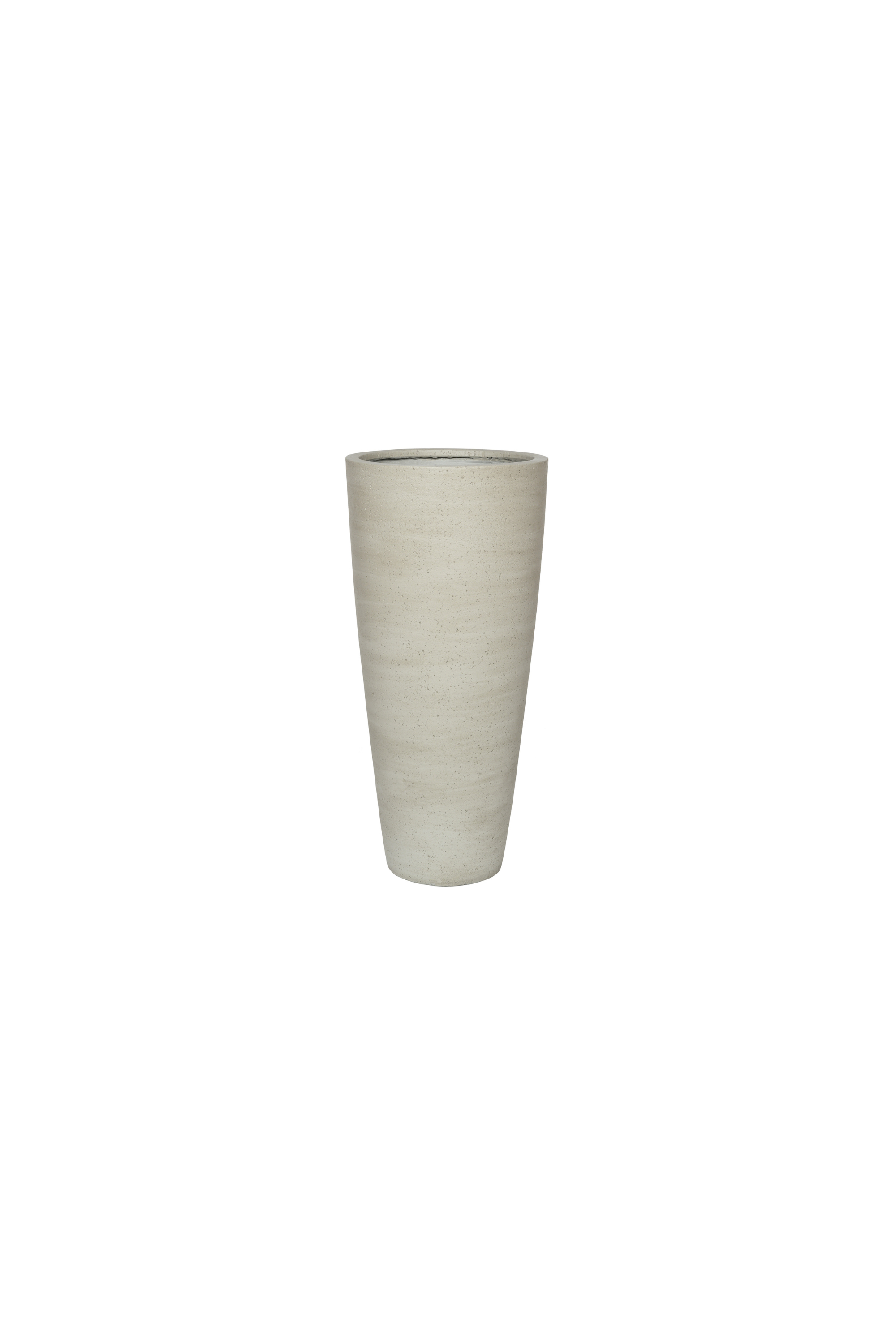 Dax L Beige Washed Flowerpot