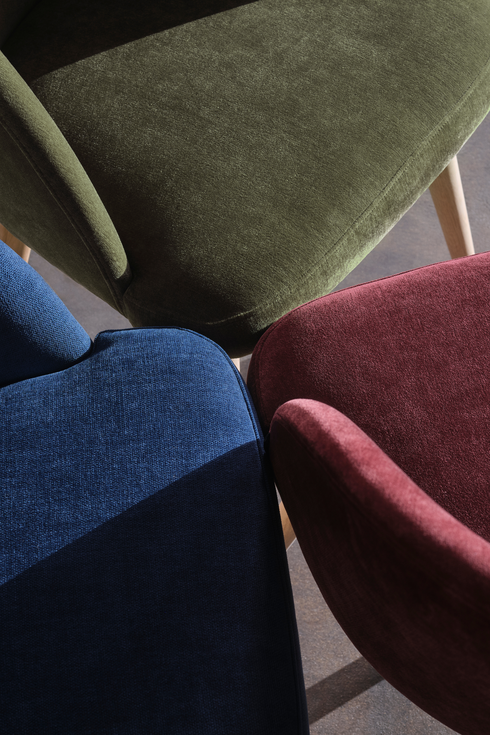 Holly Dining chair Moss Olive