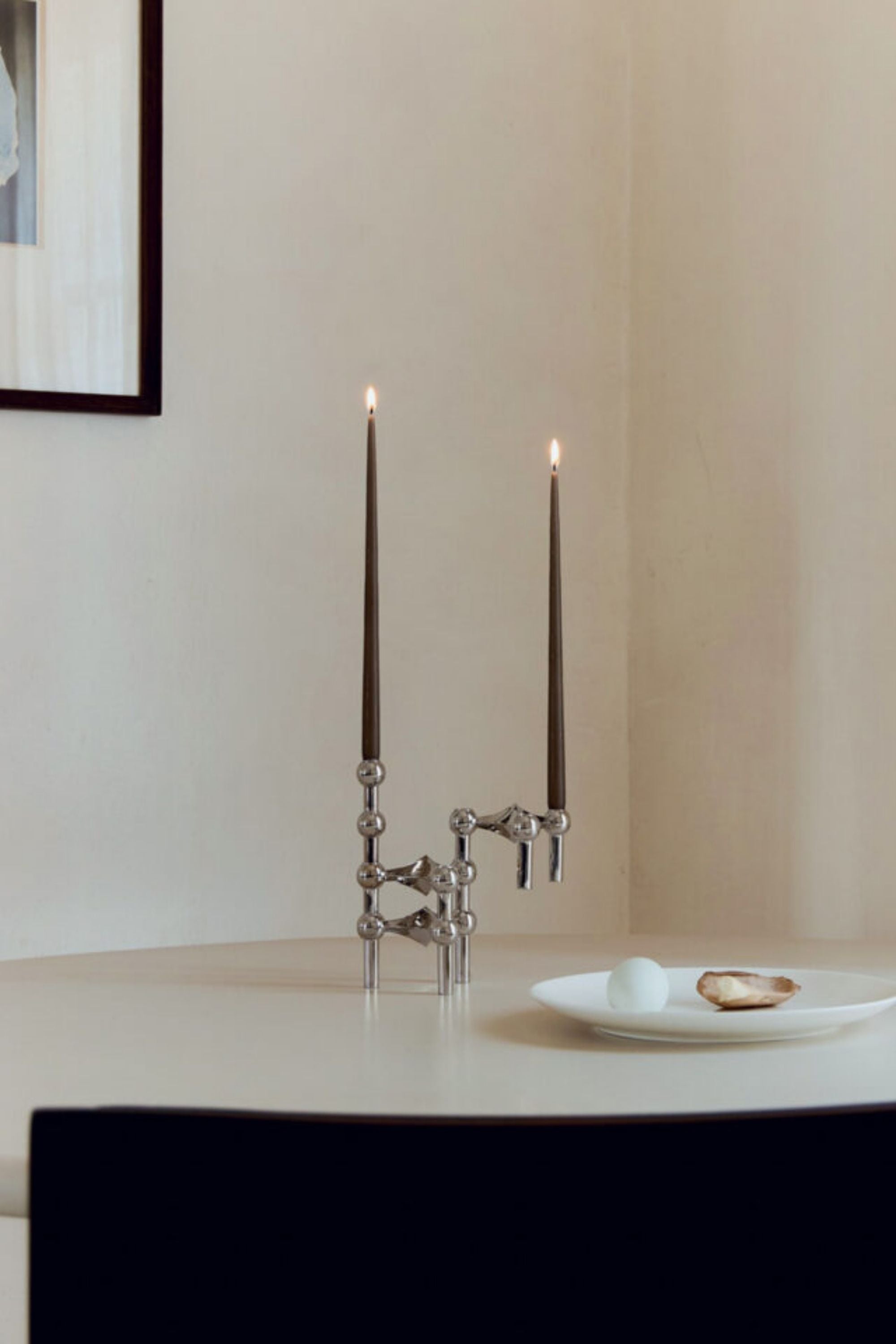 STOFF Nagel króm váza