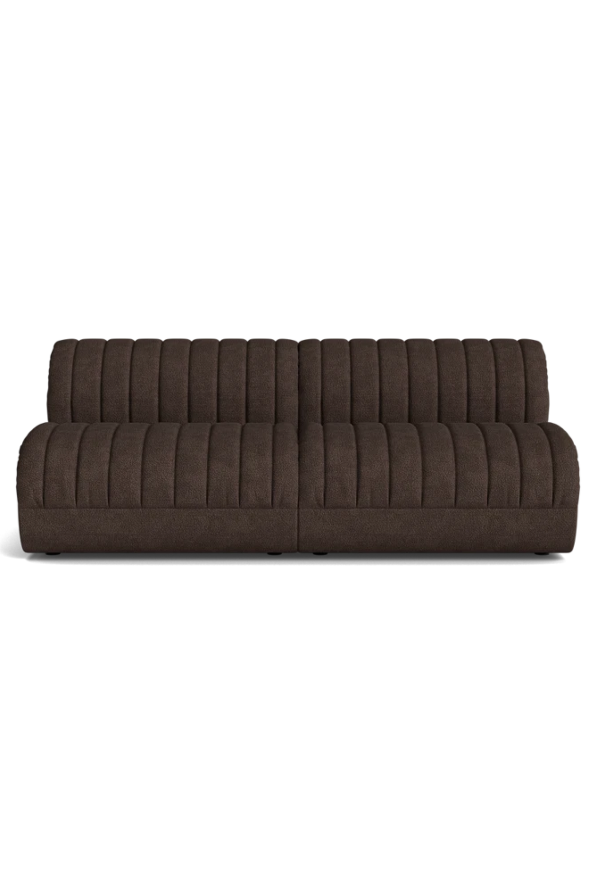 Coltre Modular Sofa, 2 seater, Turf / Dark Brown
