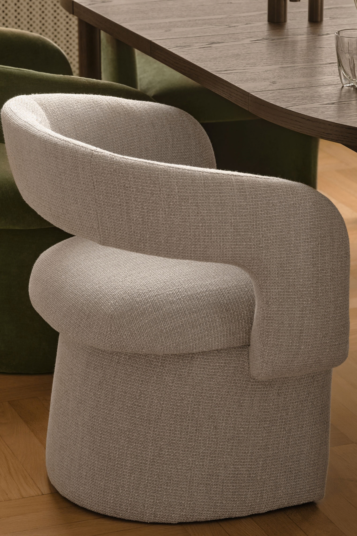 Asger Dining Chair, Nola Sand